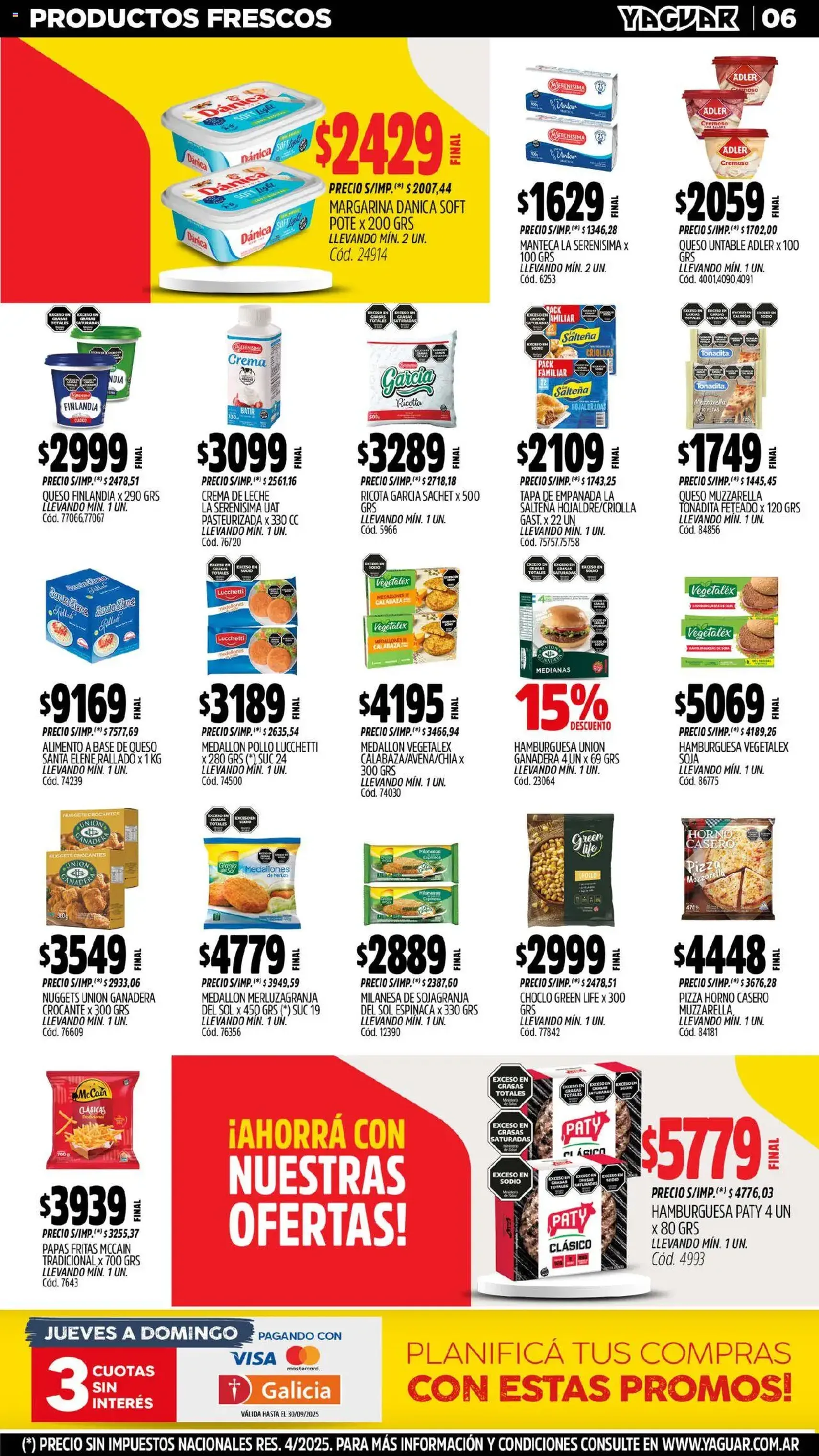 Yaguar catálogo - folleto válido desde 08/09/2025 página 8 de 35 Yaguar catálogo - folleto válido desde 08/09/2025 página 8 de 35