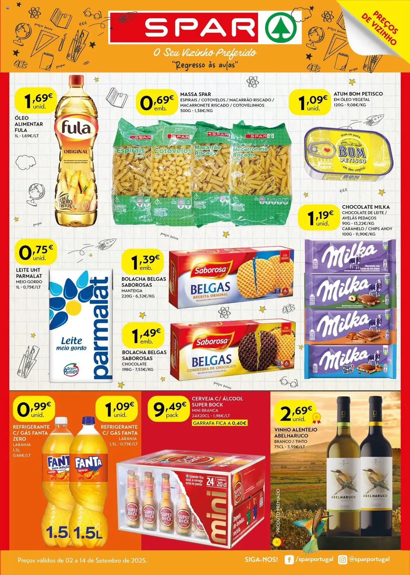Spar folheto - folheto válido a partir de 02/09/2025 página 1 de 8 Spar folheto - folheto válido a partir de 02/09/2025 página 1 de 8