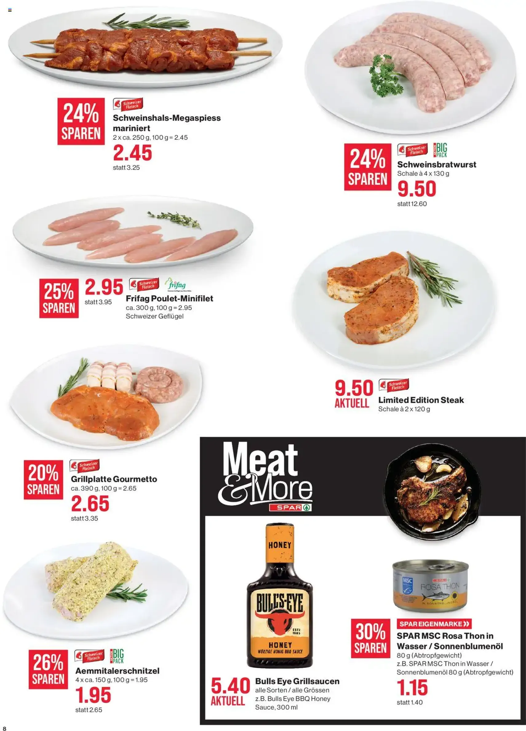 SPAR Aktionen - Gültiger Prospekt ab 14.08.2025, Seite 8 von insgesamt 22 SPAR Aktionen - Gültiger Prospekt ab 14.08.2025, Seite 8 von insgesamt 22