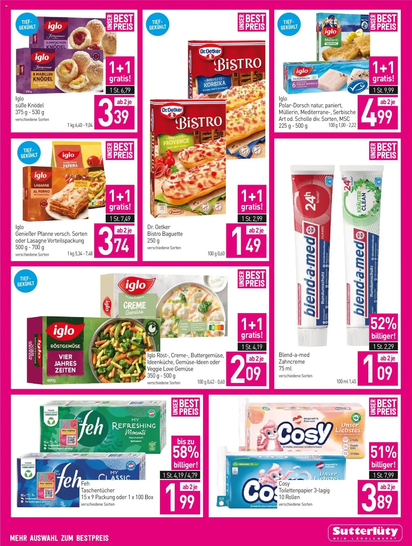 Sutterlüty Flugblatt - Gültiger Prospekt ab 02.01.2026, Seite 7 von insgesamt 20