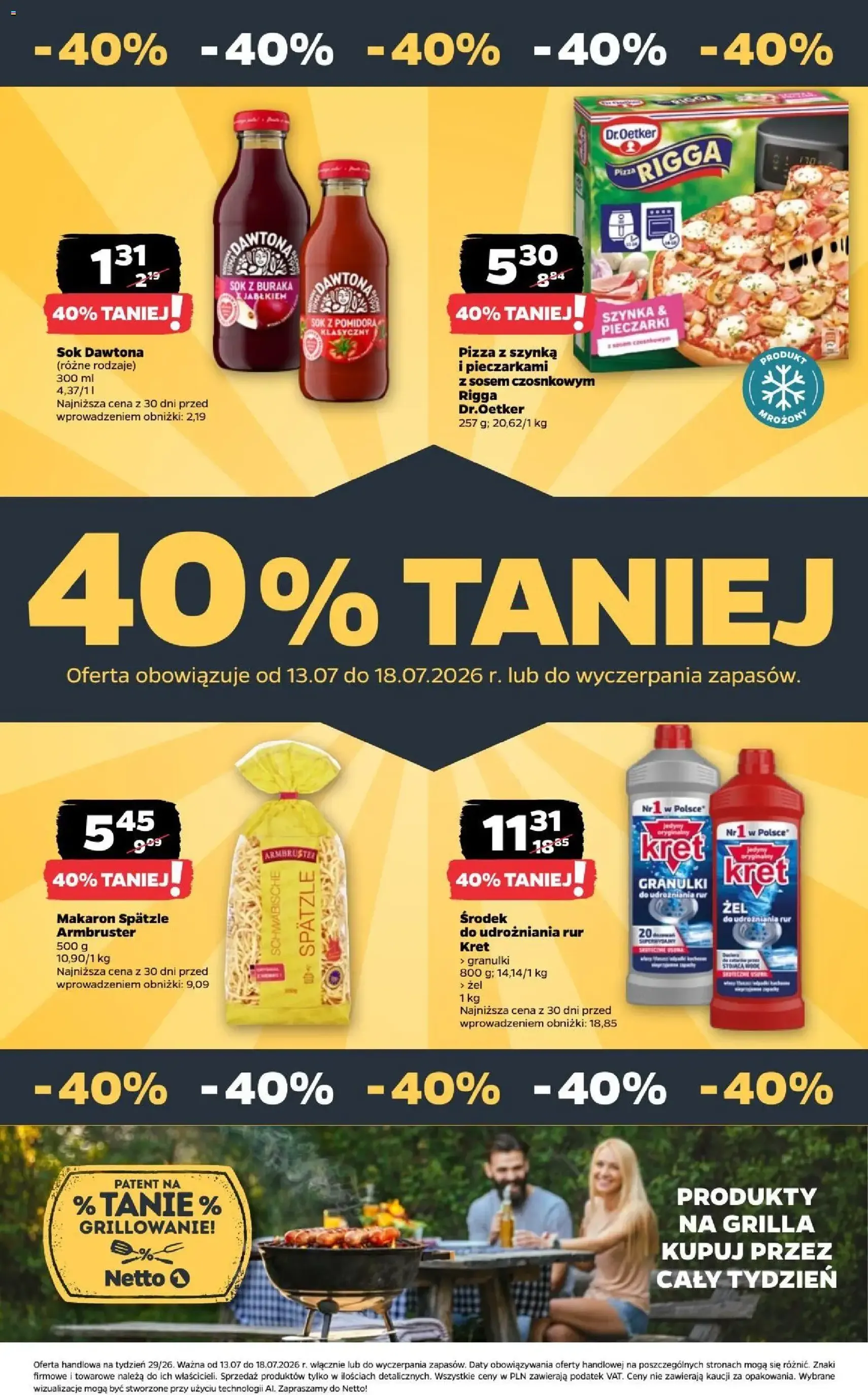 Netto gazetka od poniedziałku - ważny gazetka od 13.07.2026 strona 33 z 34