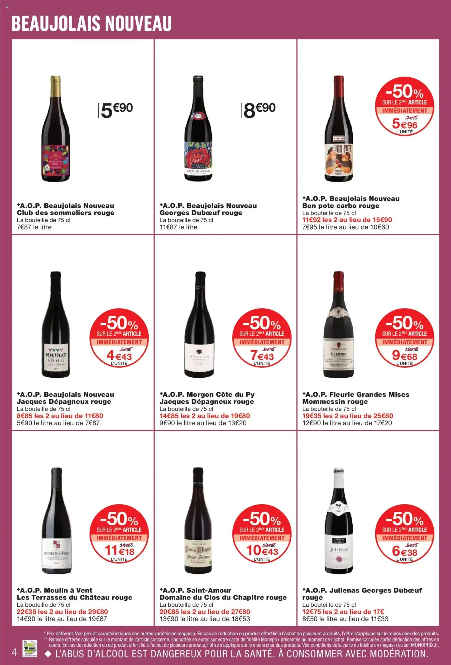 Monoprix catalogue - brochure valable à partir du 18/11/2025, page 4 sur 67