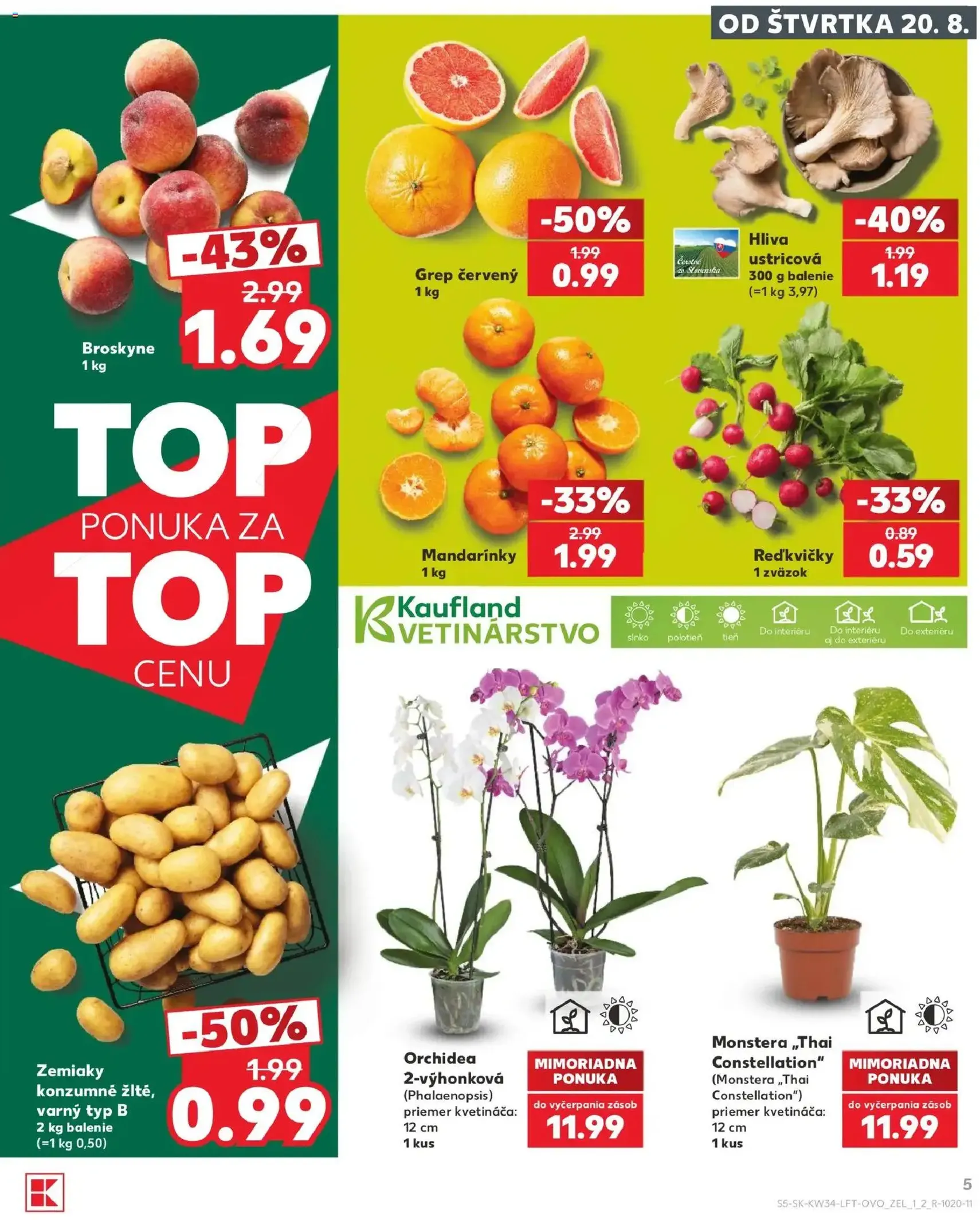 Kaufland leták - platný leták od 20.08.2026 strana 5 z 76