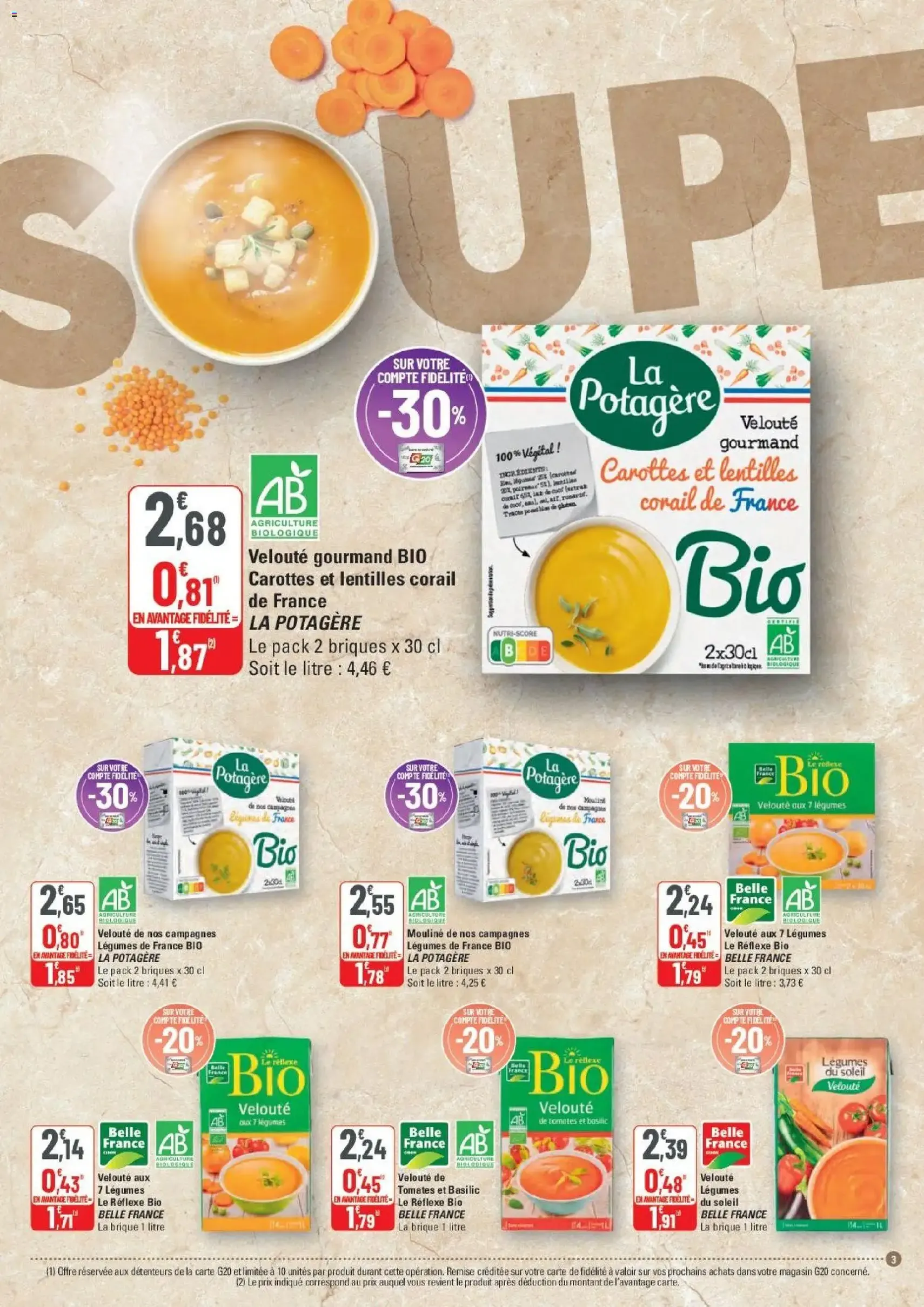 G20 Supermarchés catalogue - brochure valable à partir du 07/10/2026, page 3 sur 20