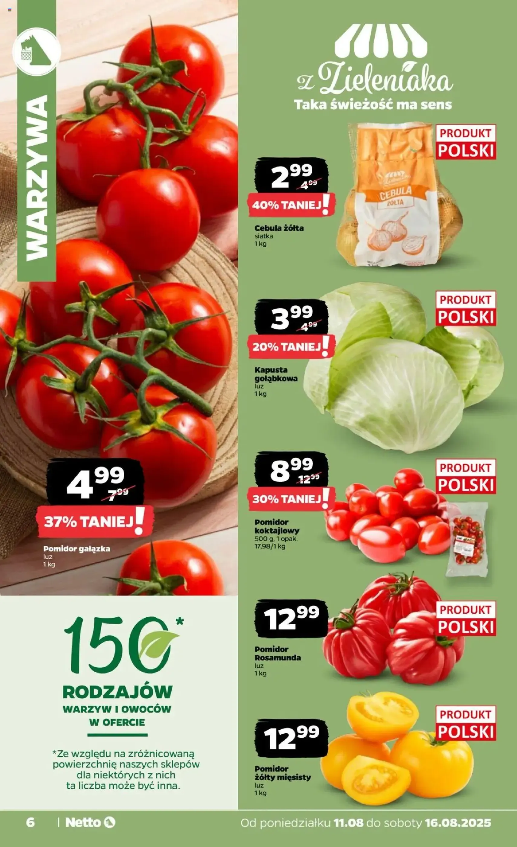 Netto gazetka - Spożywcza - ważny gazetka od 11.08.2025 strona 6 z 29 Netto gazetka - Spożywcza - ważny gazetka od 11.08.2025 strona 6 z 29