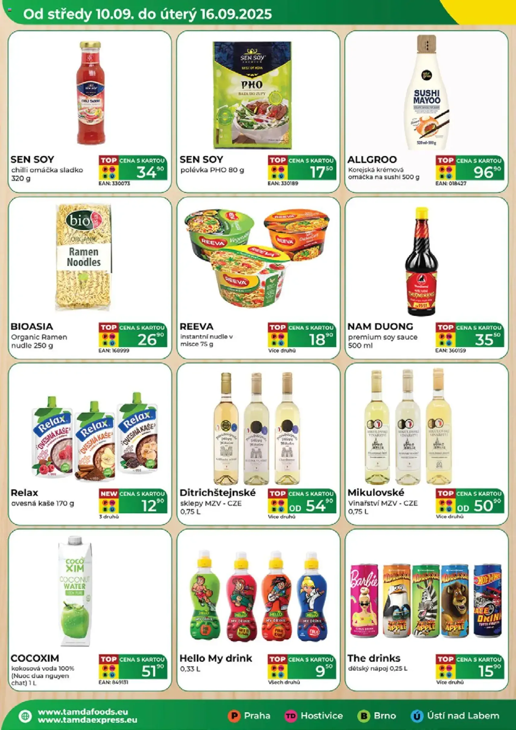 Tamda Foods leták - platný leták od 10.09.2025 strana 4 z 52