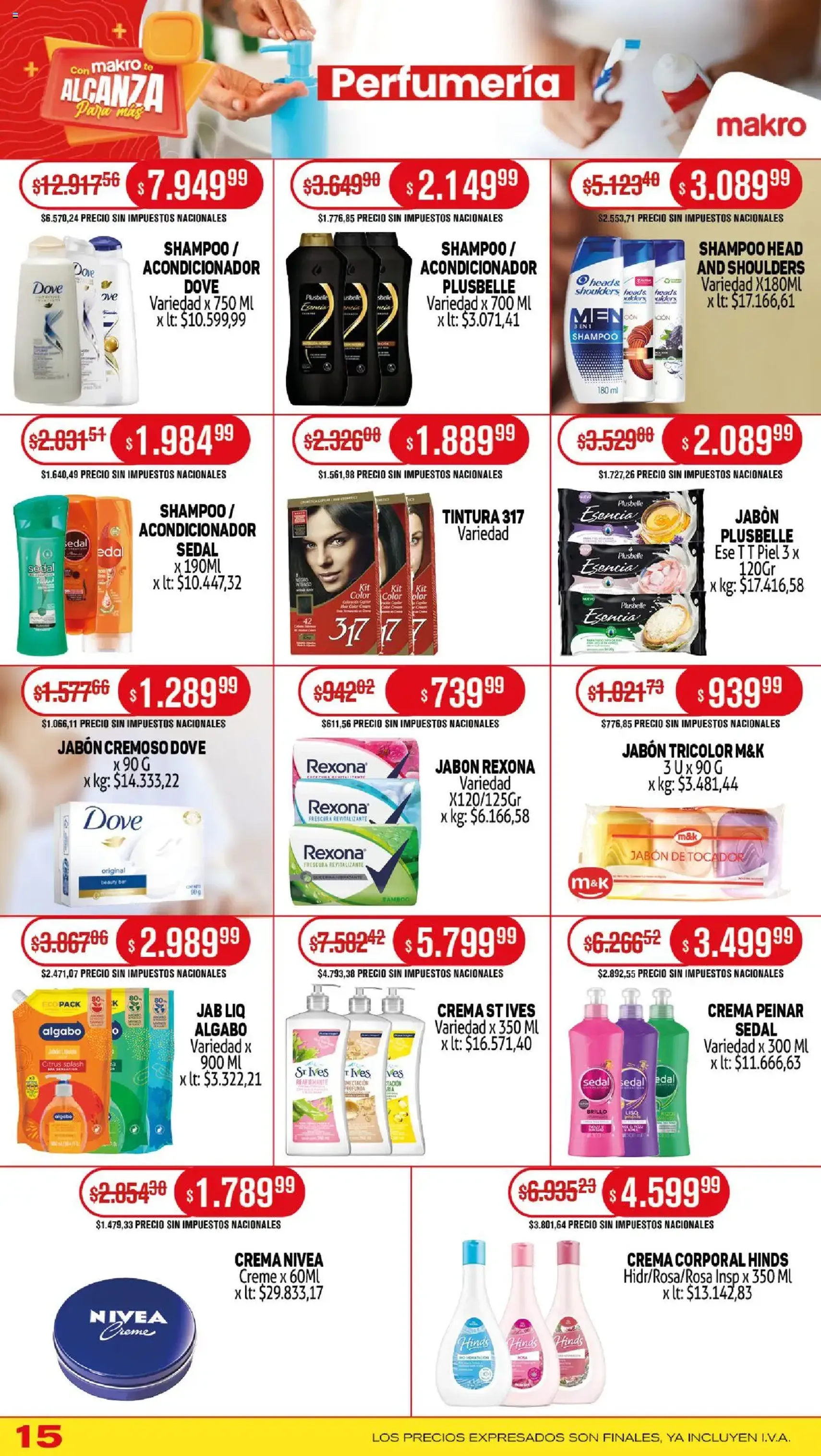 Makro ofertas - folleto válido desde 21/08/2025 página 15 de 20 Makro ofertas - folleto válido desde 21/08/2025 página 15 de 20