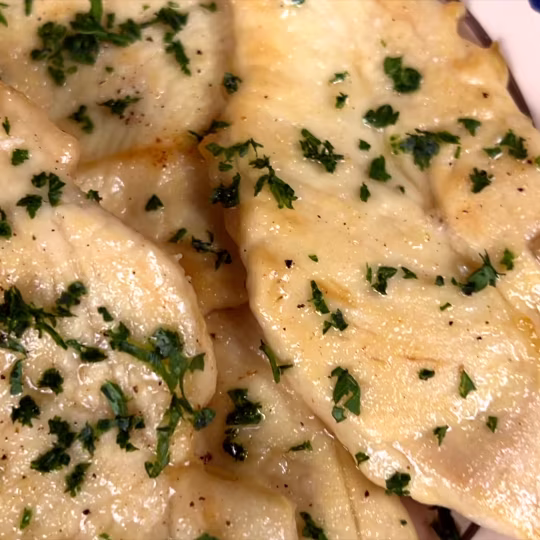 Anteprima ricetta Scaloppine di pollo al limone