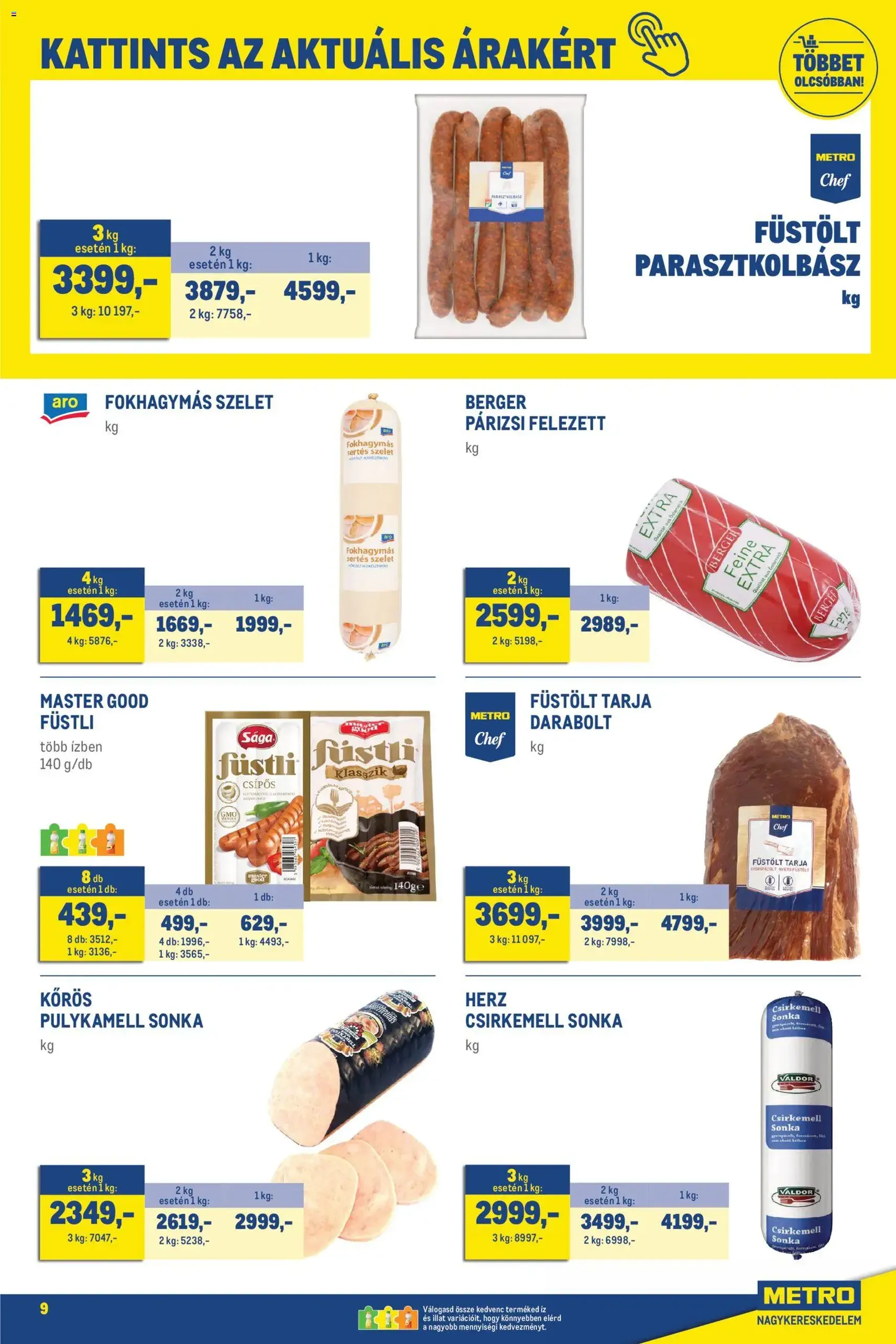 Metro Élelmiszer és Szezonális katalógus 2026/06 - 2026.06.01. érvényes szórólap 9 oldal 42 oldalból