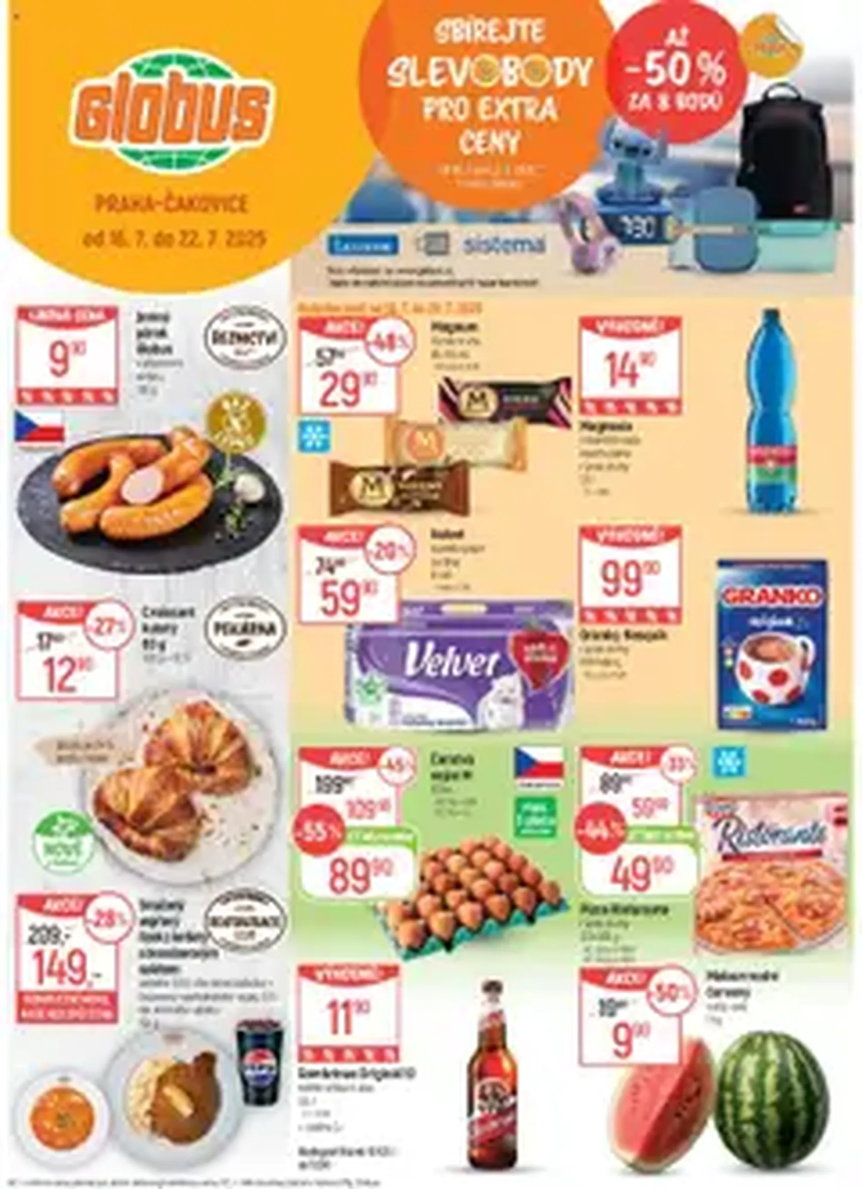 Globus leták - platný leták od 16.07.2025 strana 1 z 1
