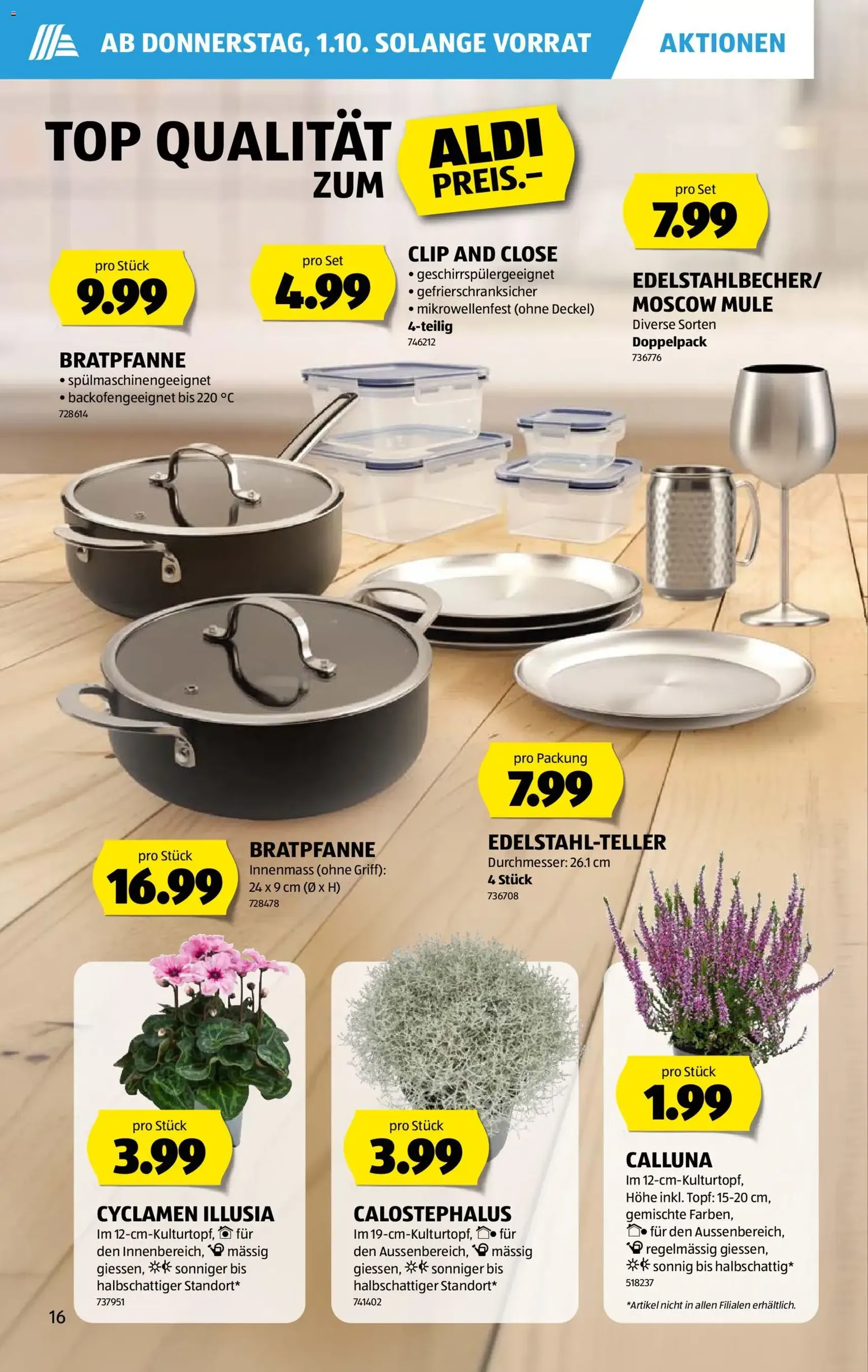 Aldi aktionen - Gültiger Prospekt ab 01.10.2026, Seite 16 von insgesamt 36