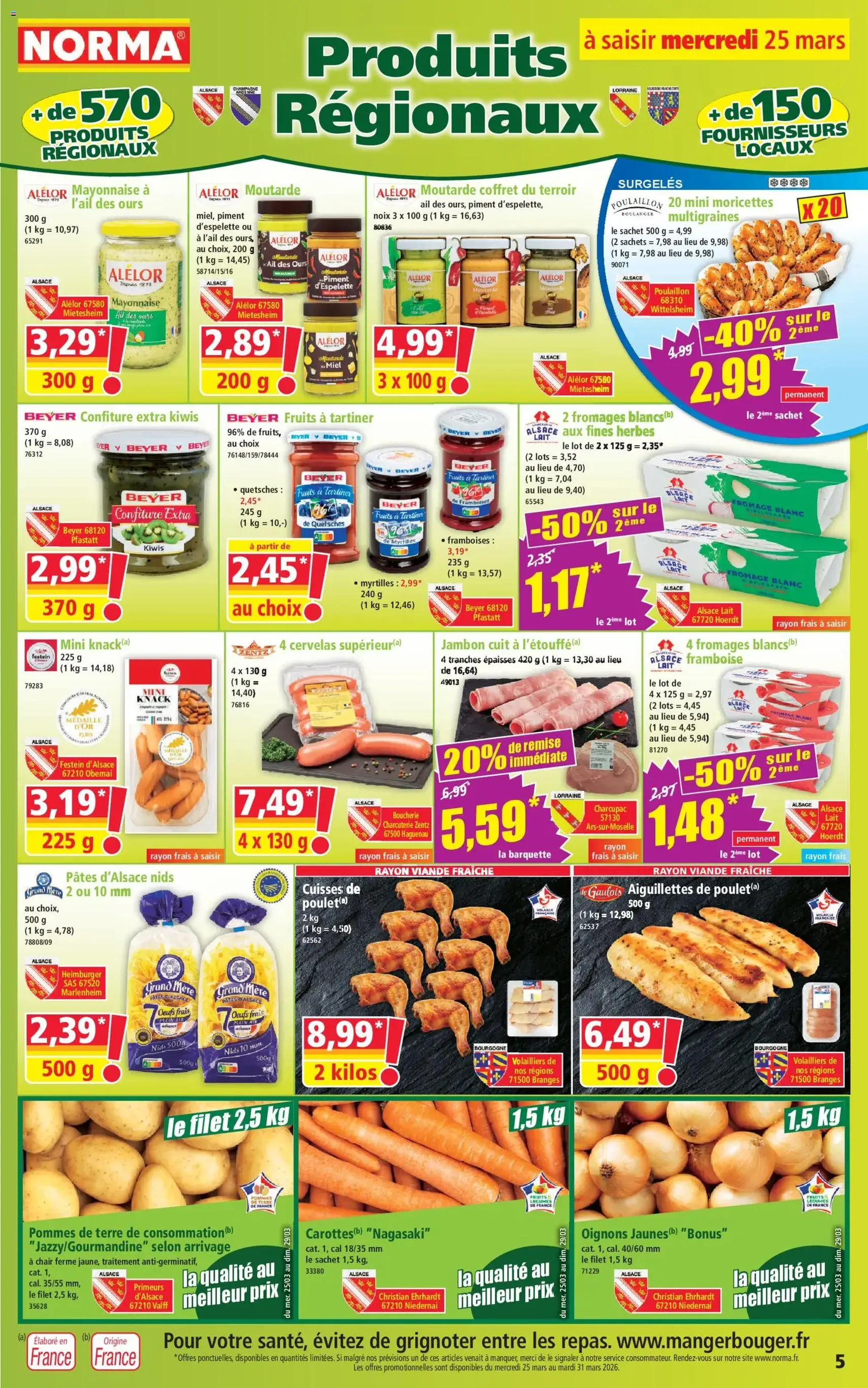 Norma catalogue - brochure valable à partir du 25/03/2026, page 5 sur 14