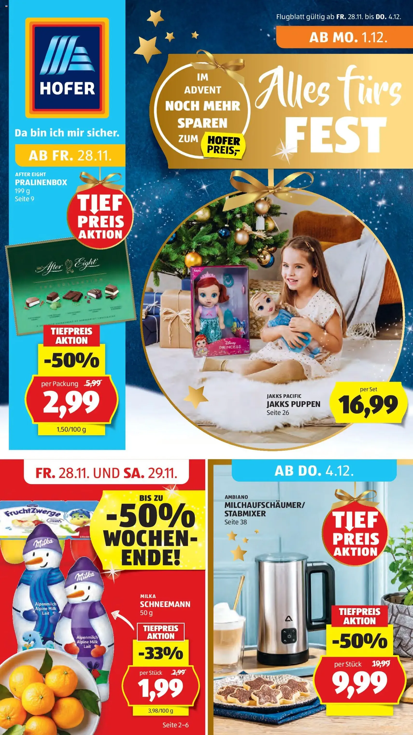 Hofer - Black Friday - Gültiger Prospekt ab 28.11.2025, Seite 1 von insgesamt 61