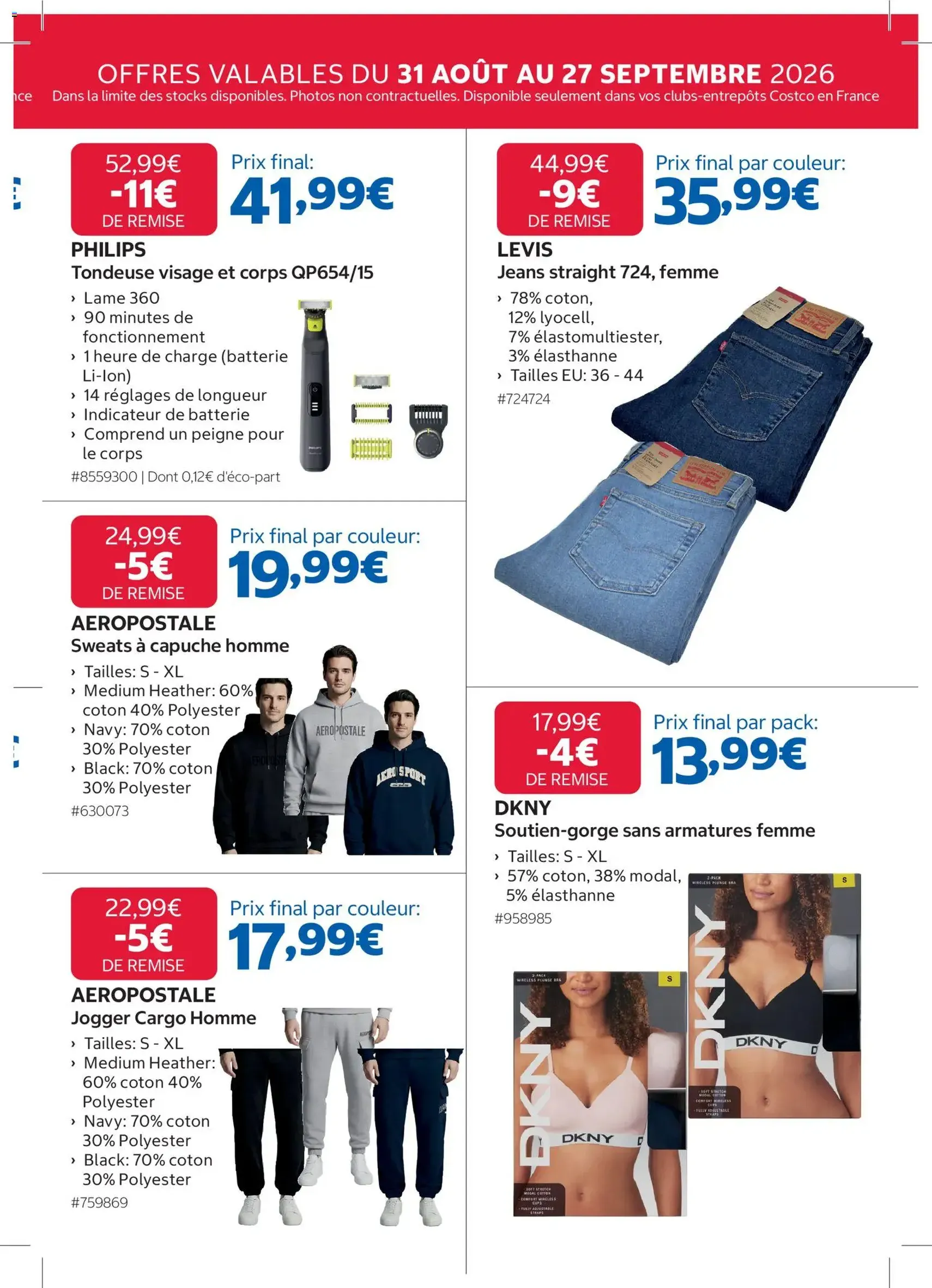Costco catalogue - brochure valable à partir du 31/08/2026, page 3 sur 20