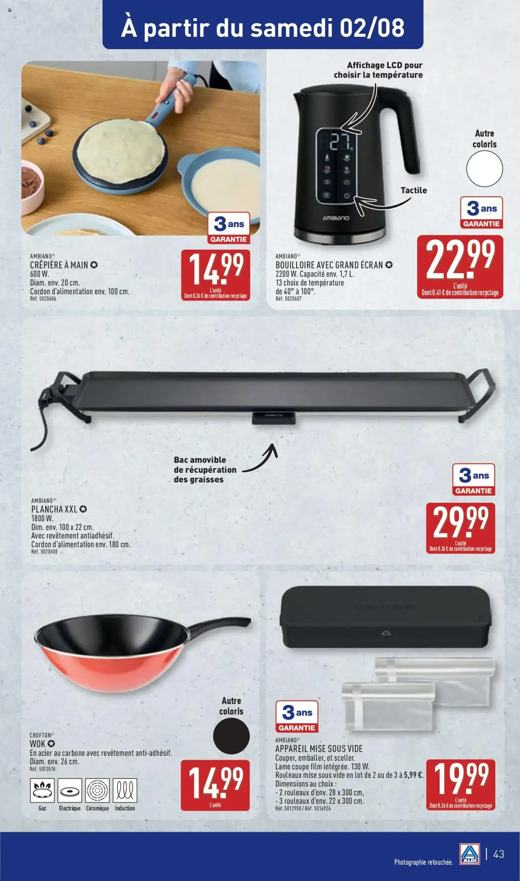 Aldi catalogue de la semaine 31 - brochure valable à partir du 29/07/2025, page 45 sur 50