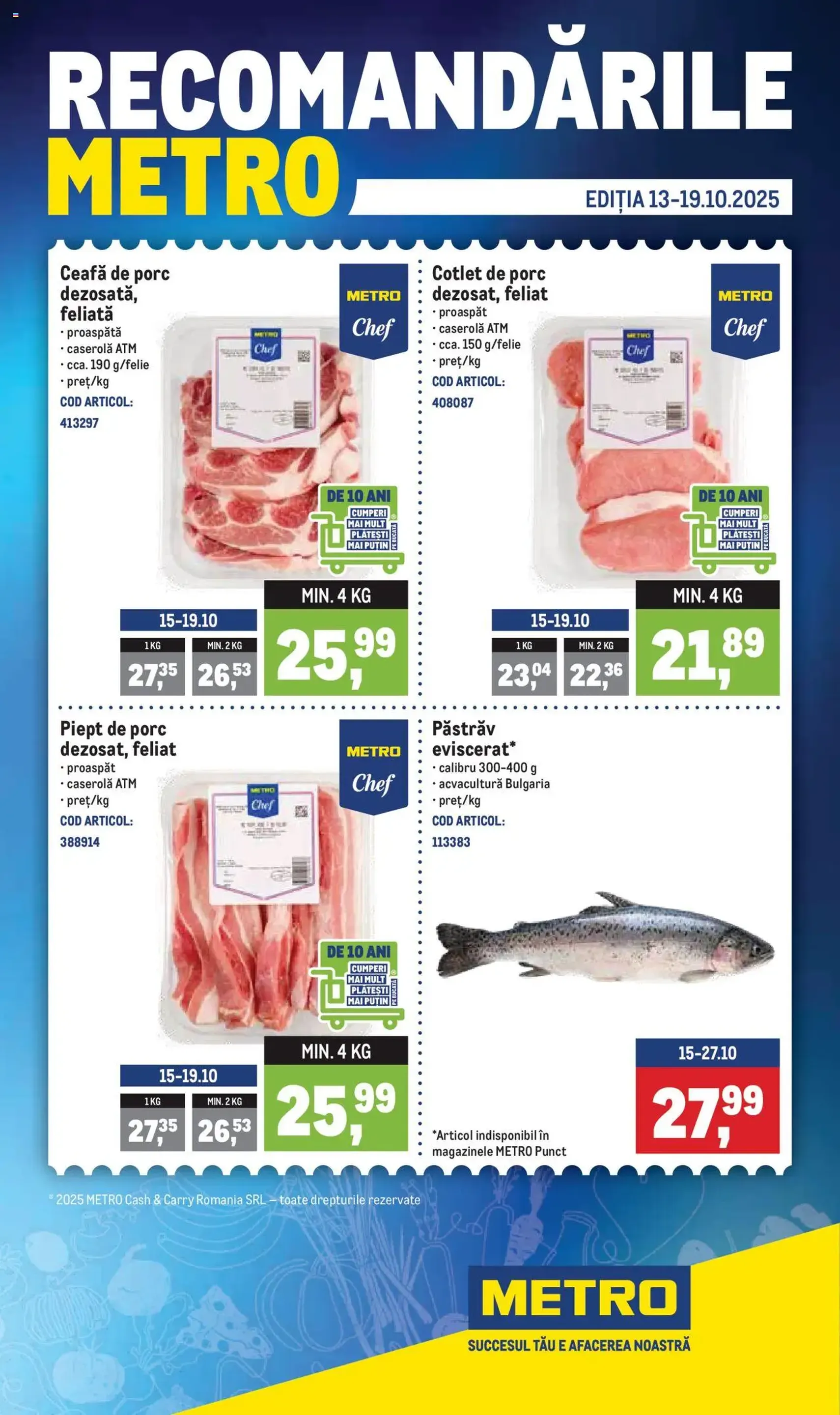 Catalog Metro - cataloage valabile începând cu 13.10.2025 pagina 1 din 4