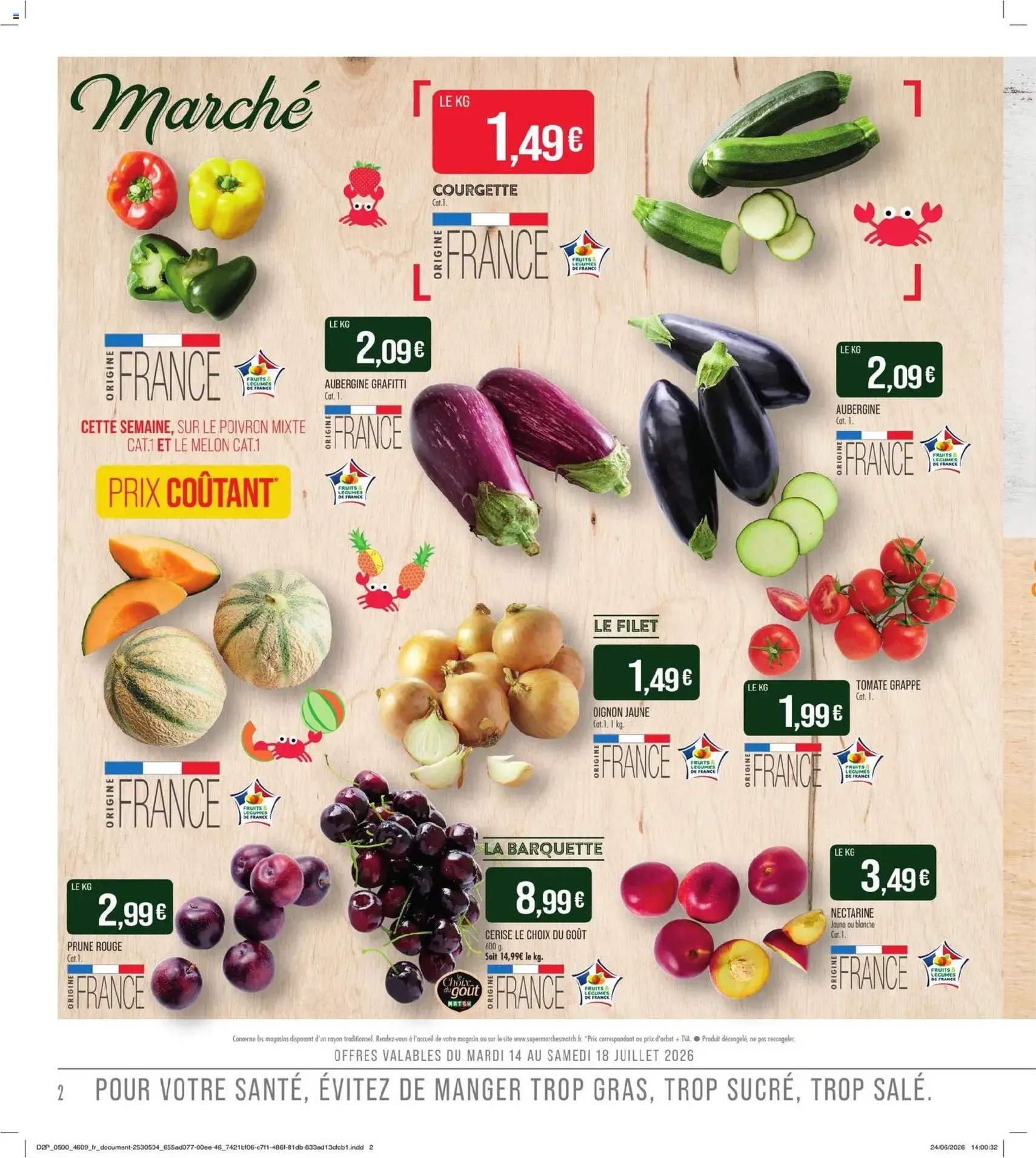 Match Supermarché catalogue - brochure valable à partir du 14/07/2026, page 2 sur 20