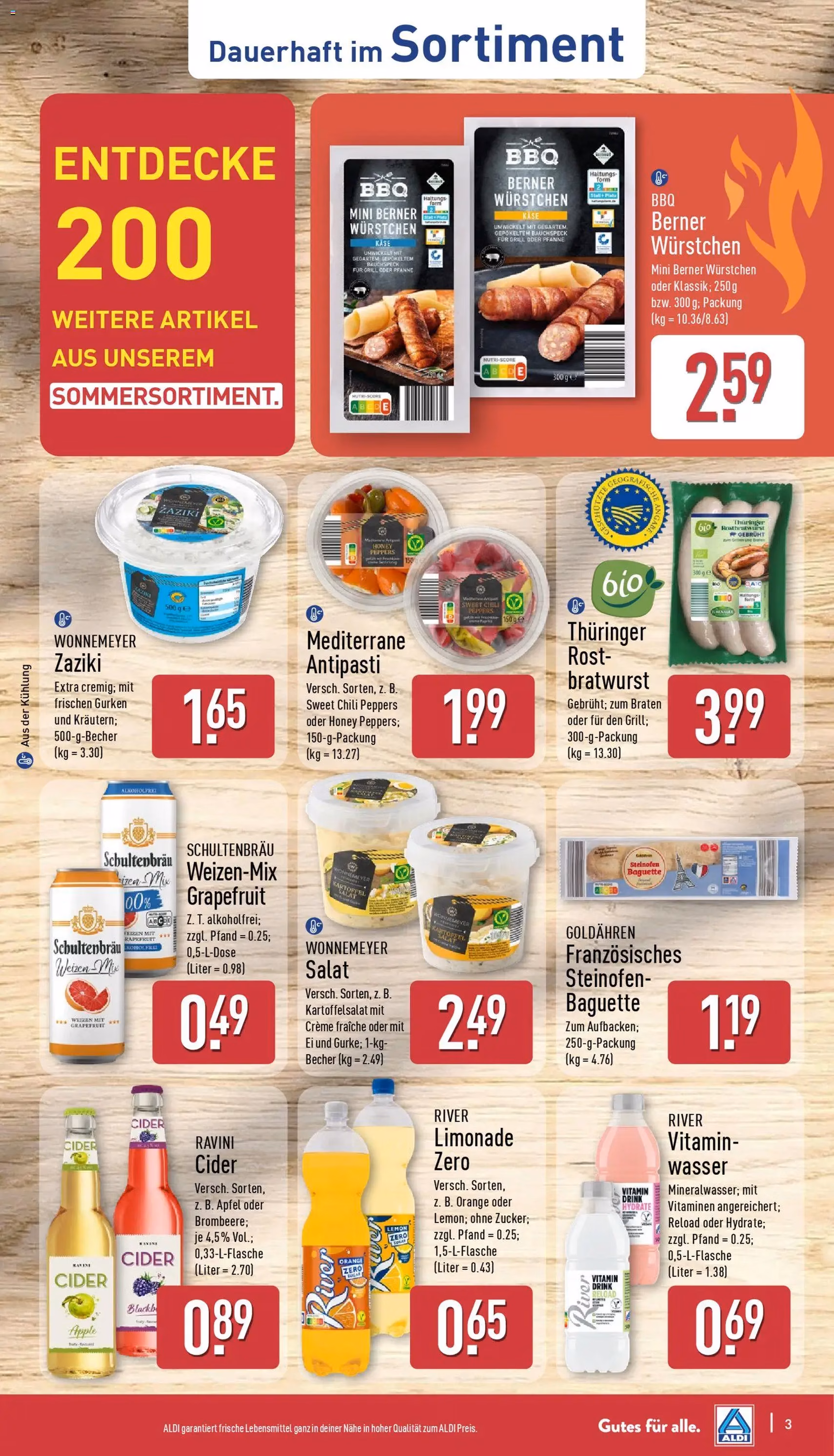 Aldi Prospekt - Gültiger Prospekt ab 13.04.2026, Seite 3 von insgesamt 40