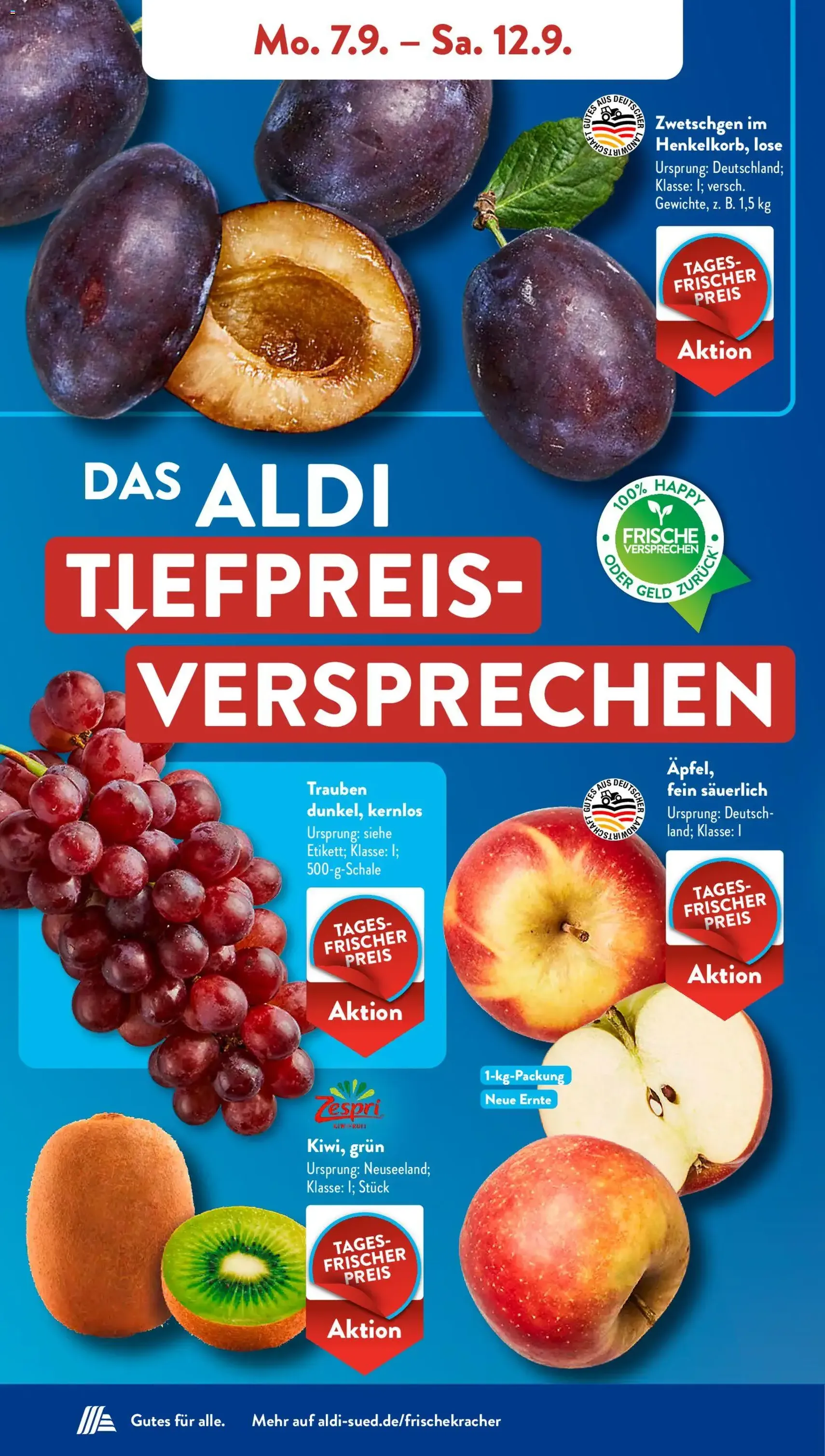 Aldi Süd Prospekt - Gültiger Prospekt ab 07.09.2026, Seite 3 von insgesamt 33