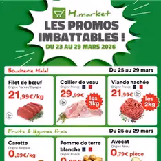 Hmarket catalogue - Prévisualisation du catalogue valable à partir du 23/03/2026