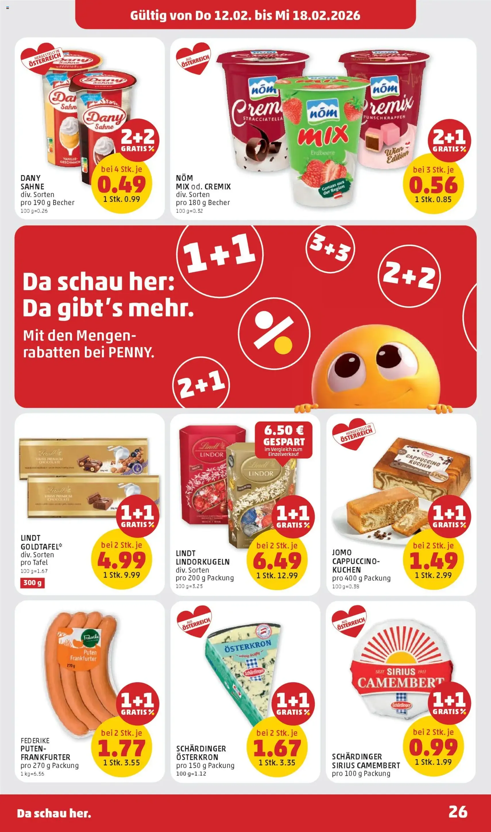 Penny Markt Flugblatt - Gültiger Prospekt ab 12.02.2026, Seite 26 von insgesamt 32