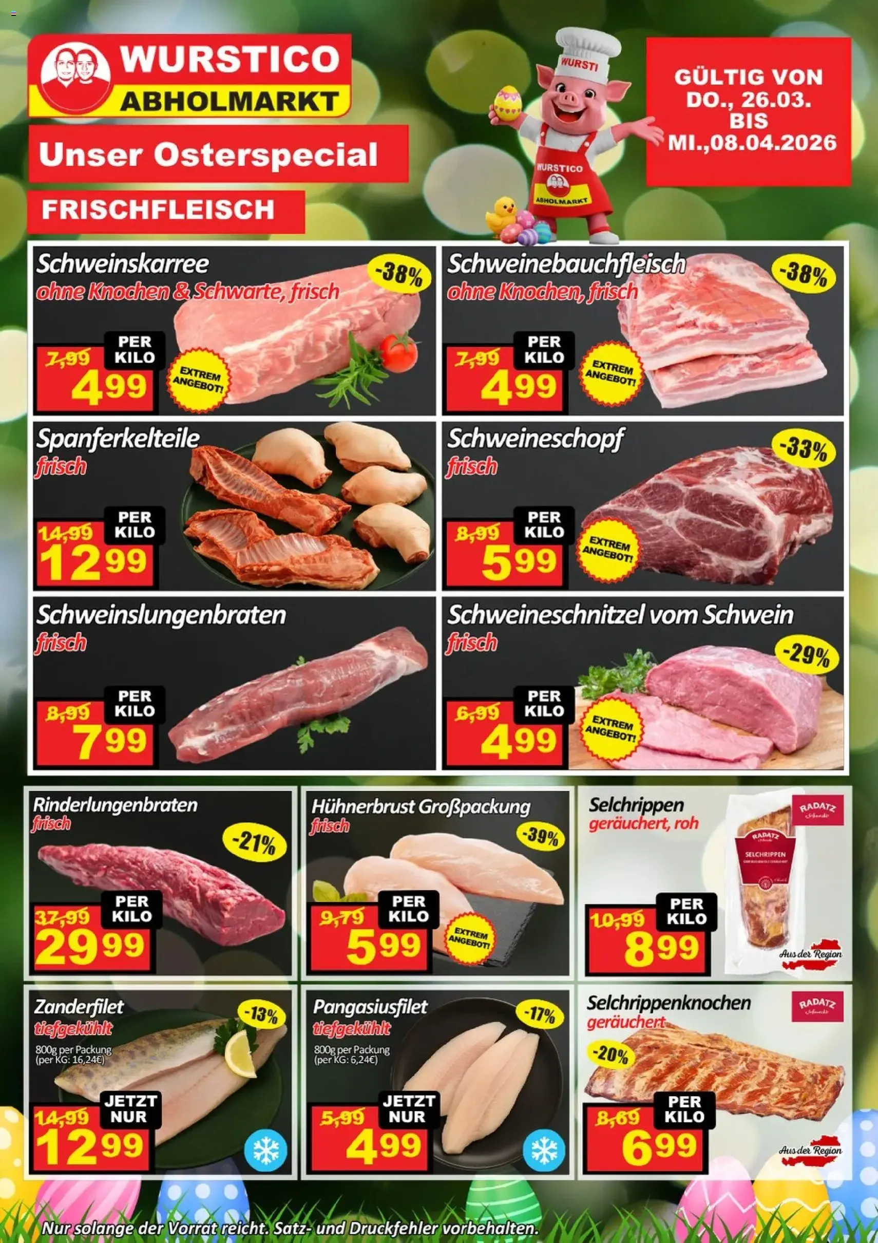 Wurstico Abholmarkt Flugblatt - Gültiger Prospekt ab 09.04.2026, Seite 5 von insgesamt 8