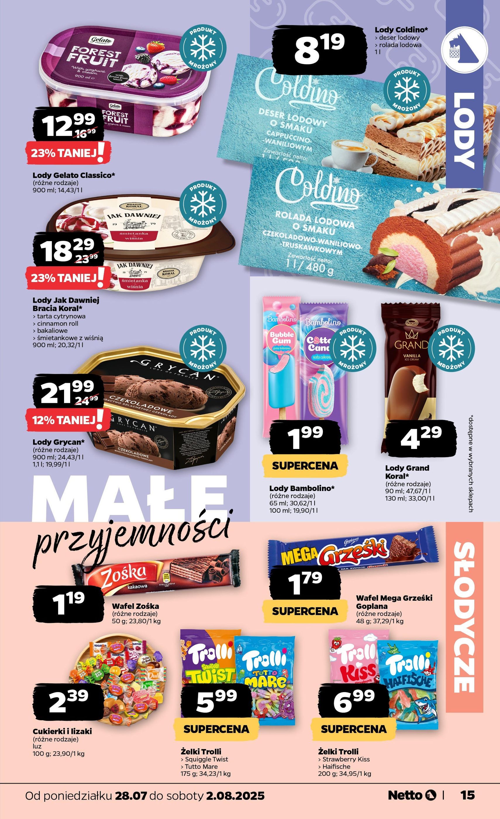 Netto gazetka - Spożywcza - ważny gazetka od 28.07.2025 strona 15 z 31 Netto gazetka - Spożywcza - ważny gazetka od 28.07.2025 strona 15 z 31