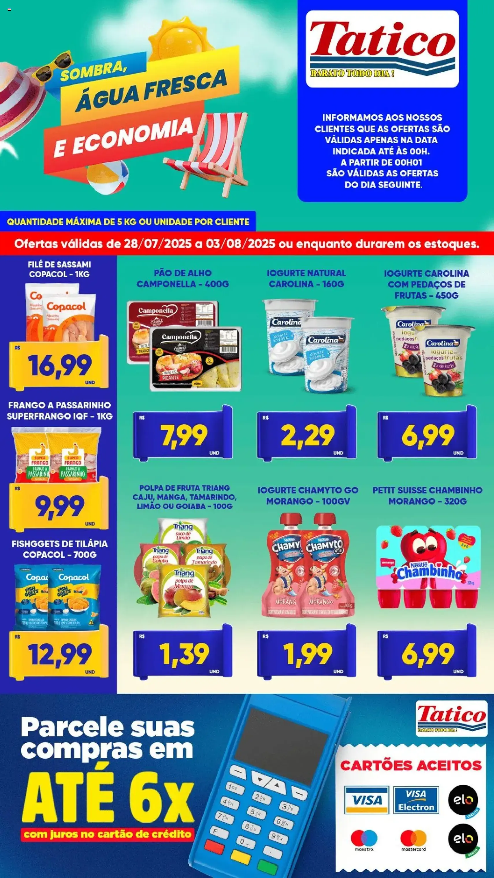 Tatico - Ofertas da semana - folheto válido a partir de 28/07/2025 página 1 de 8