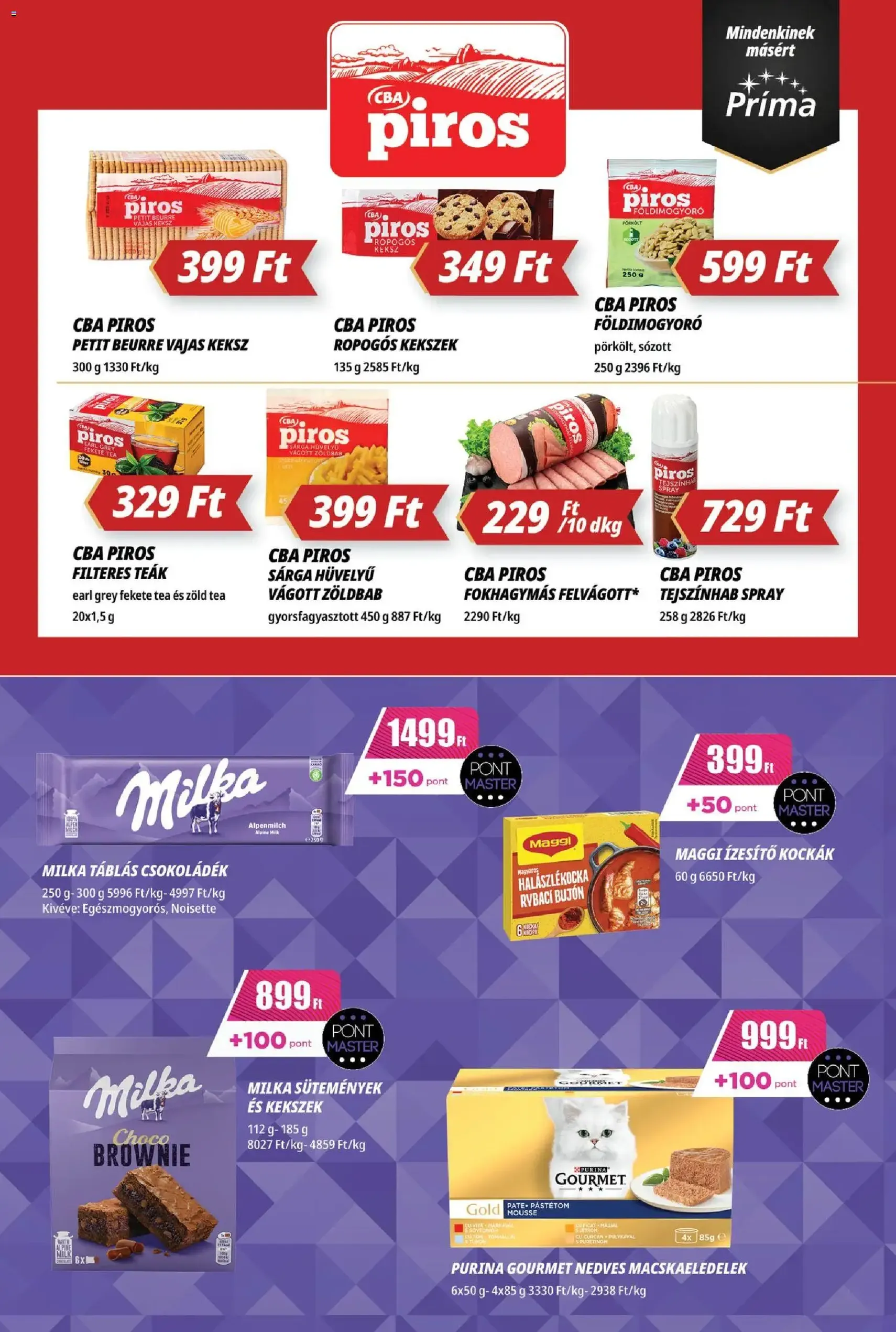 CBA Príma Akciós újság - 2025.11.20. érvényes szórólap 7 oldal 12 oldalból