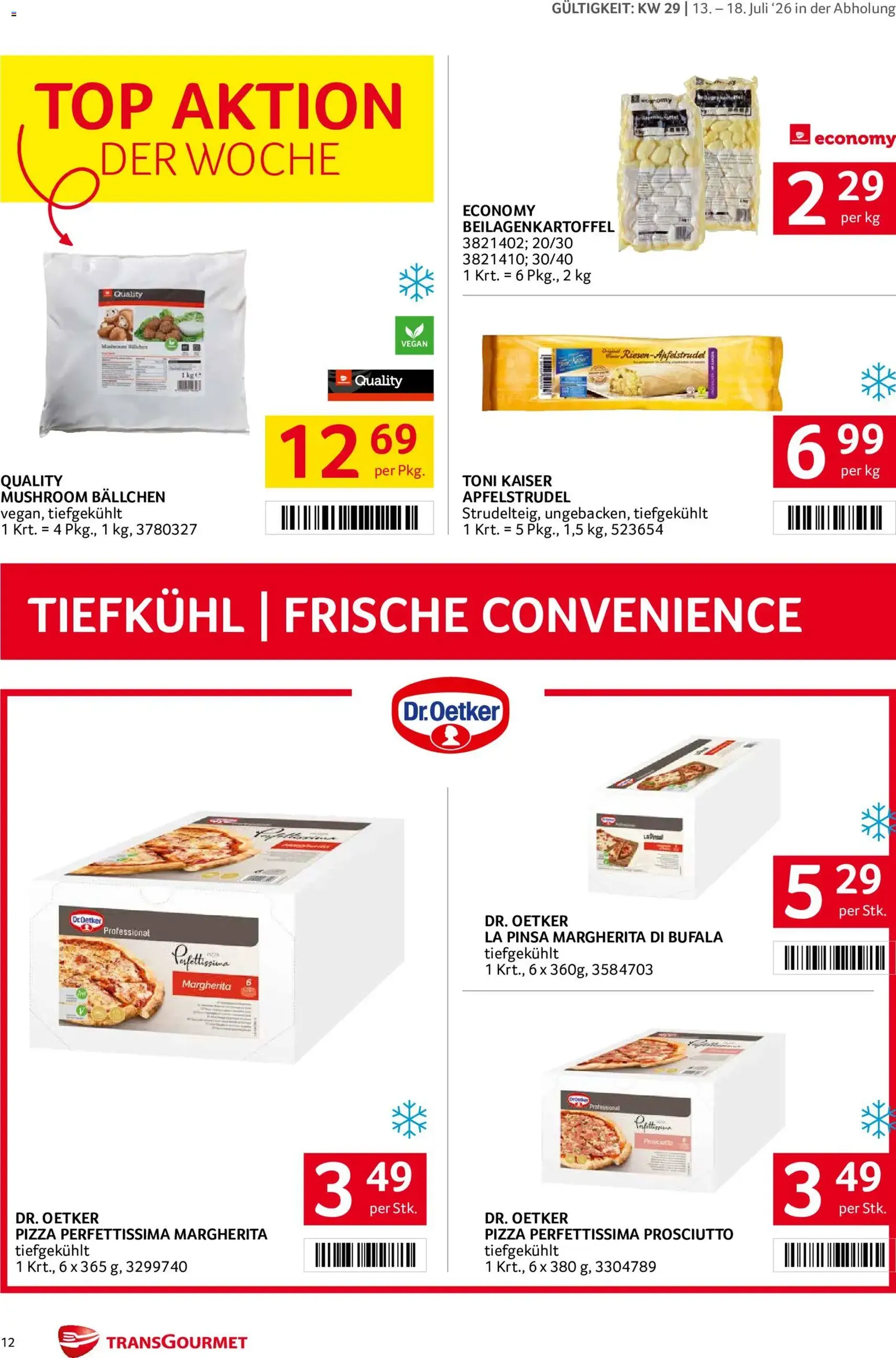 Transgourmet Flugblatt - Gültiger Prospekt ab 13.07.2026, Seite 12 von insgesamt 44