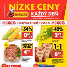 Biedronka leták - náhľad letáku platný od 07.08.2025