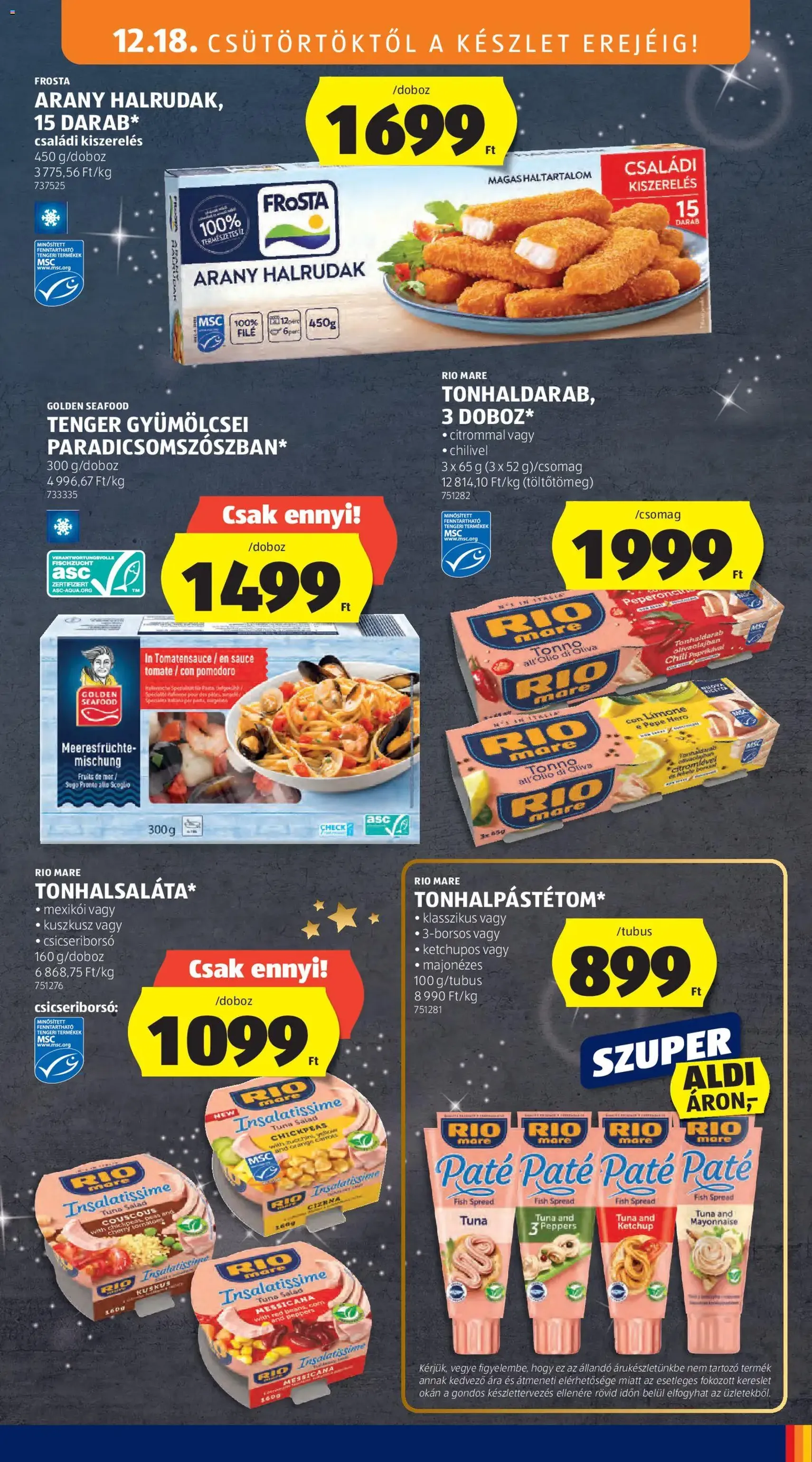 Aldi Akciós újság - 2025.12.18. érvényes szórólap 19 oldal 58 oldalból