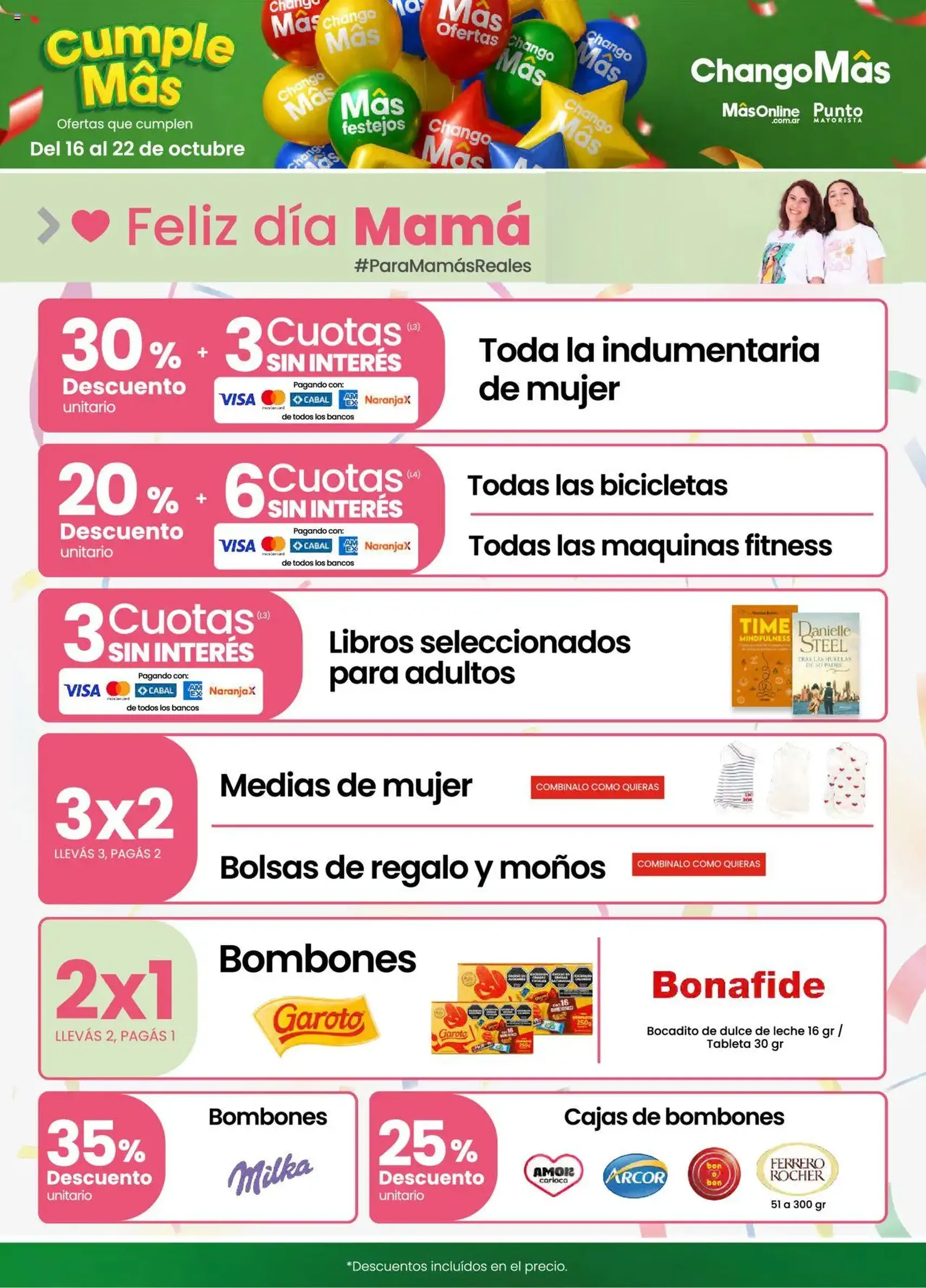 Changomas ofertas - folleto válido desde 16/10/2025 página 2 de 17 Changomas ofertas - folleto válido desde 16/10/2025 página 2 de 17