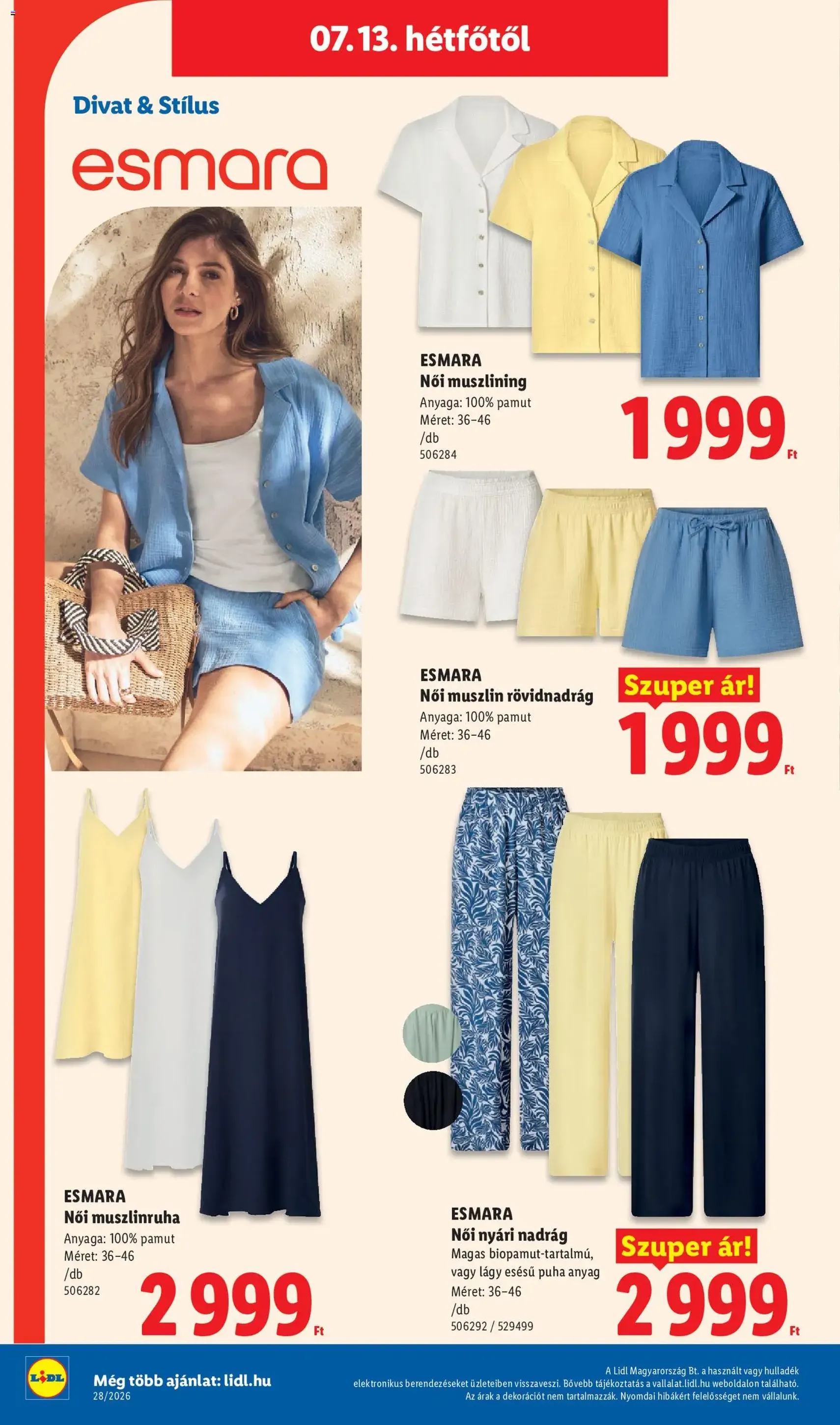 Lidl akciós újság - 2026.07.09. érvényes szórólap 56 oldal 80 oldalból