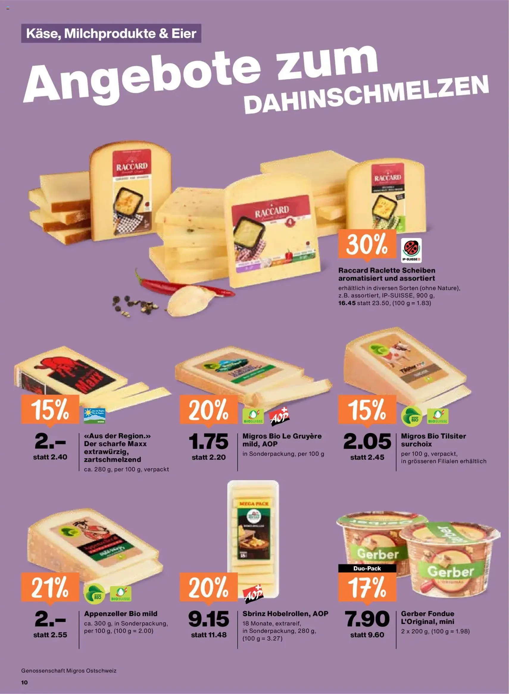 Migros aktionen - Gültiger Prospekt ab 08.10.2026, Seite 10 von insgesamt 24