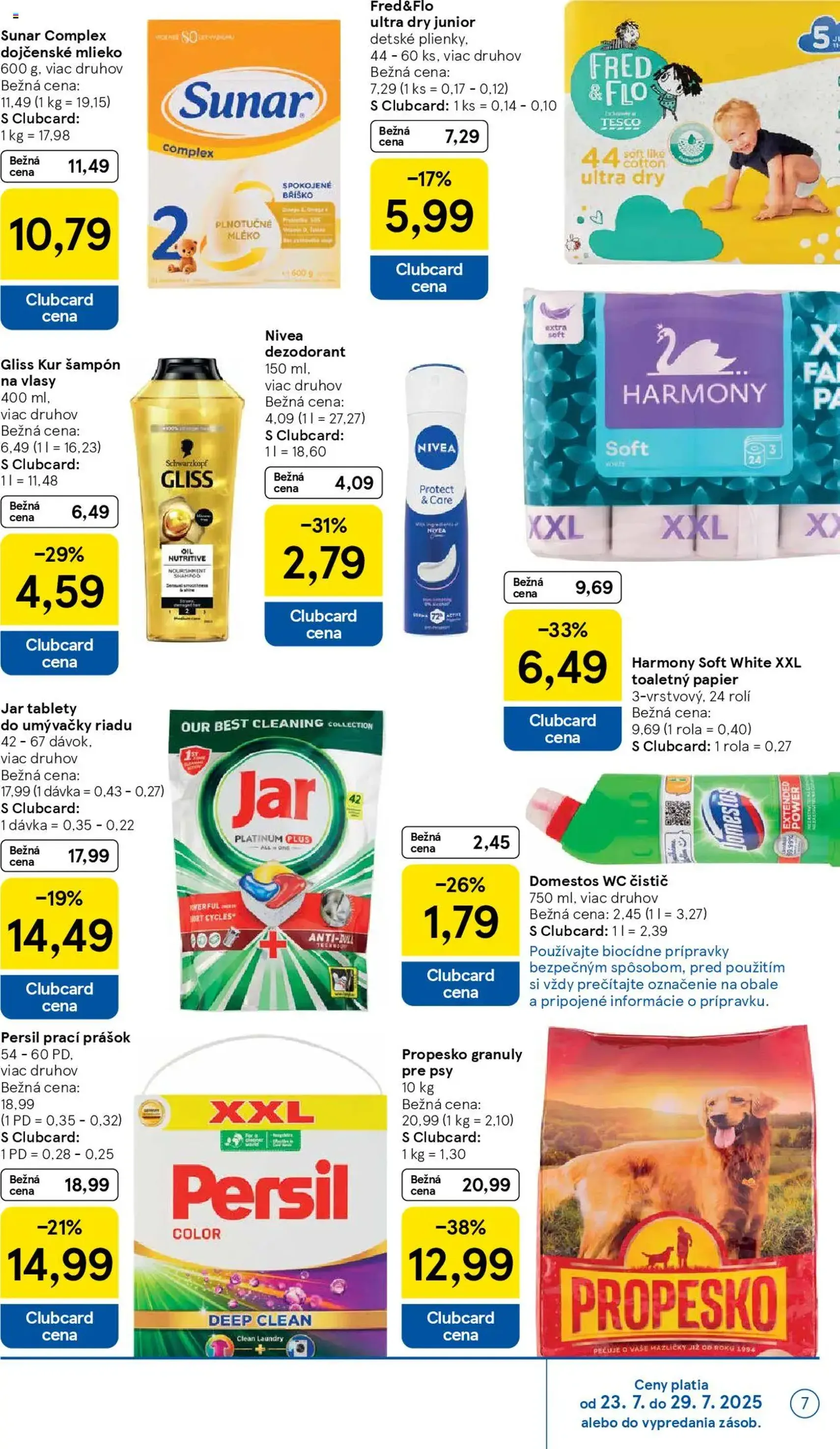 Tesco Hypermarket - leták - platný leták od 23.07.2025 strana 7 z 37 Tesco Hypermarket - leták - platný leták od 23.07.2025 strana 7 z 37