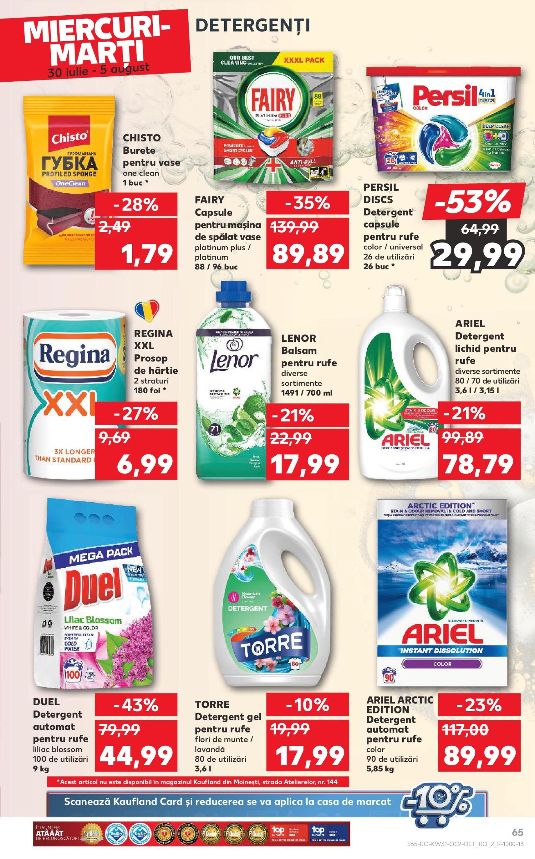 Catalog Kaufland - București - cataloage valabile începând cu 30.07.2025 pagina 65 din 68 Catalog Kaufland - București - cataloage valabile începând cu 30.07.2025 pagina 65 din 68
