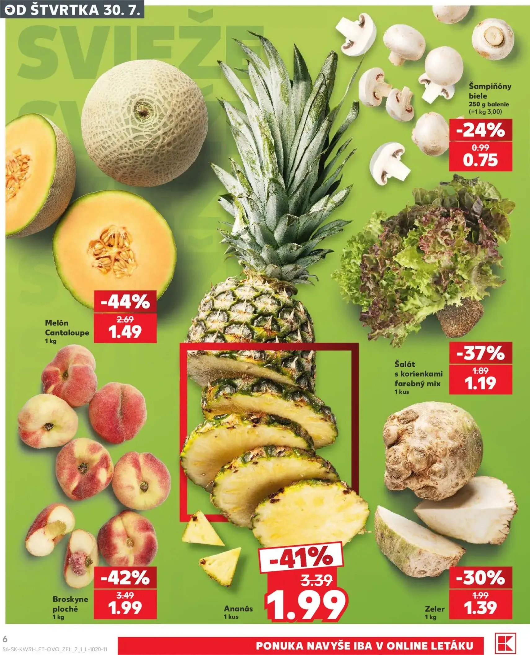 Kaufland SK akciós újság - 2026.07.30. érvényes szórólap 6 oldal 74 oldalból