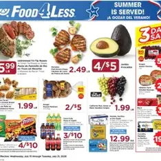 Food 4 Less Weekly Ad - Flyer preview valid from 07/15/2026