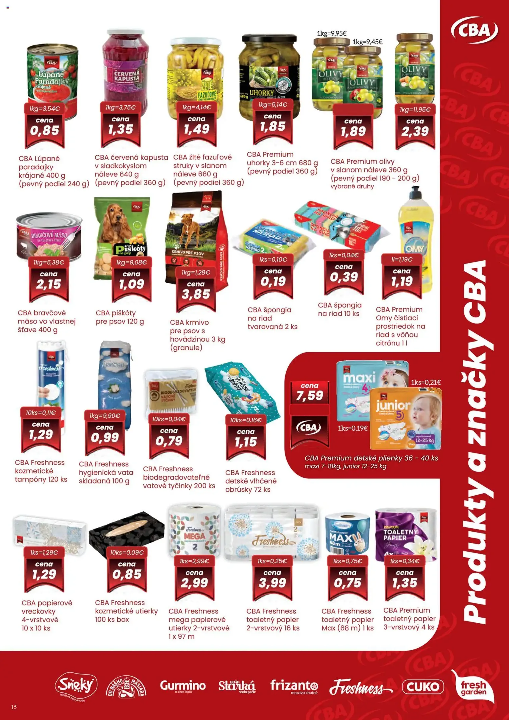 CBA Komfos Leták - platný leták od 06.11.2025 strana 15 z 24