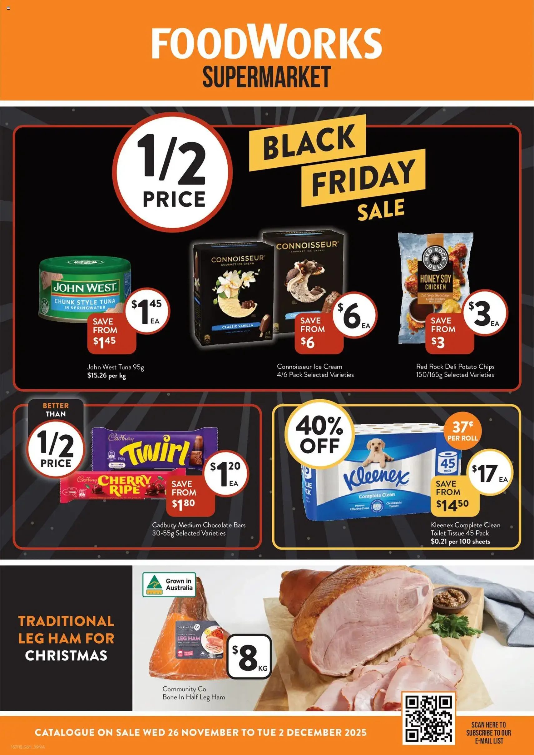 Foodworks Black Friday - valid flyer from 26/11/2025, page 1 of 39