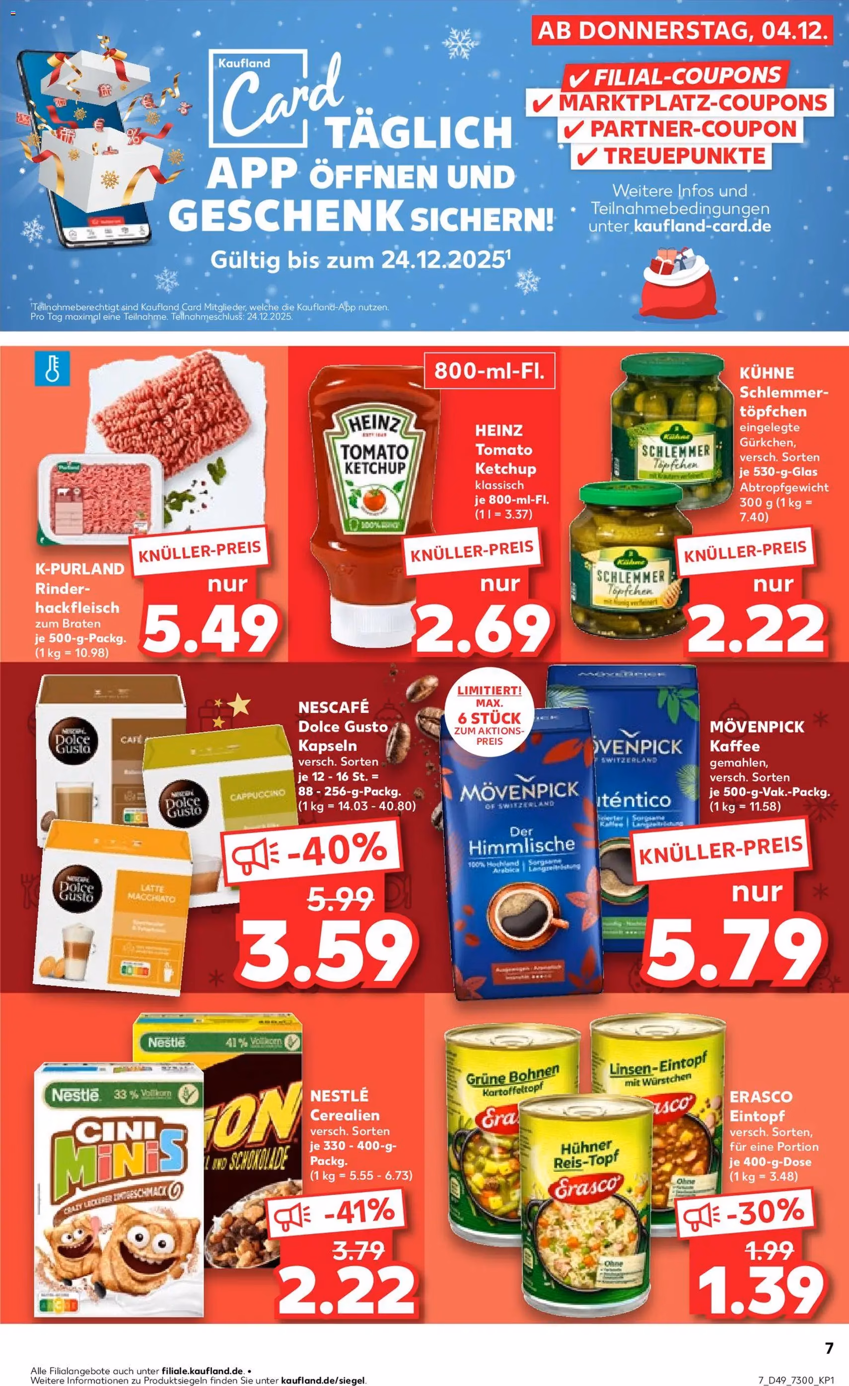 Kaufland Prospekt - Gültiger Prospekt ab 04.12.2025, Seite 7 von insgesamt 66
