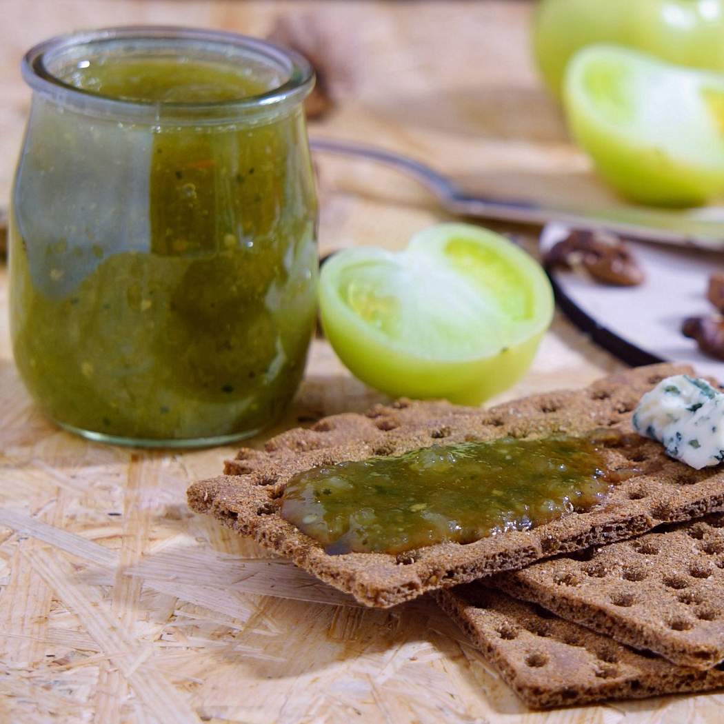 Marmellata di pomodori verdi