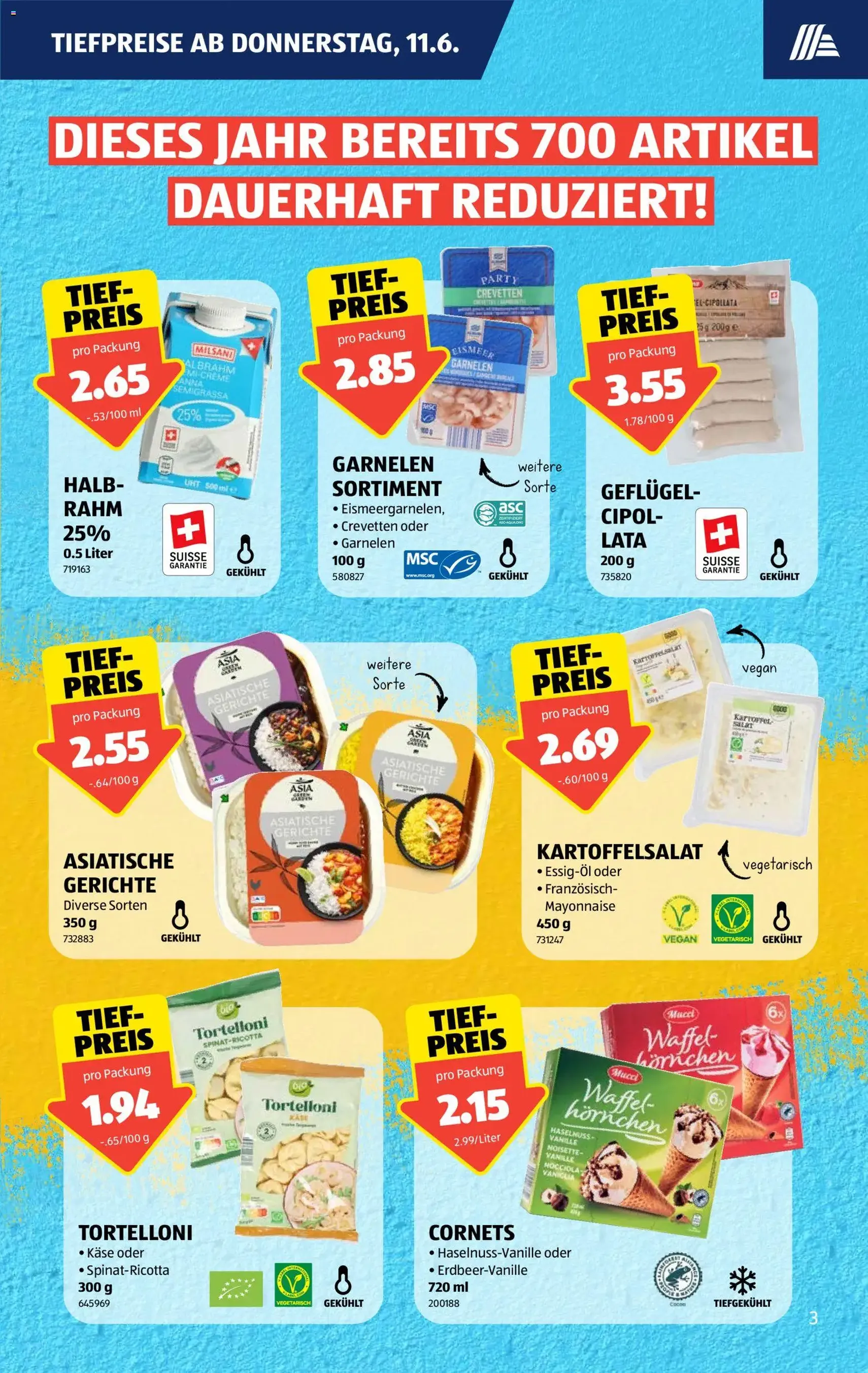 Aldi aktionen - Gültiger Prospekt ab 11.06.2026, Seite 3 von insgesamt 52