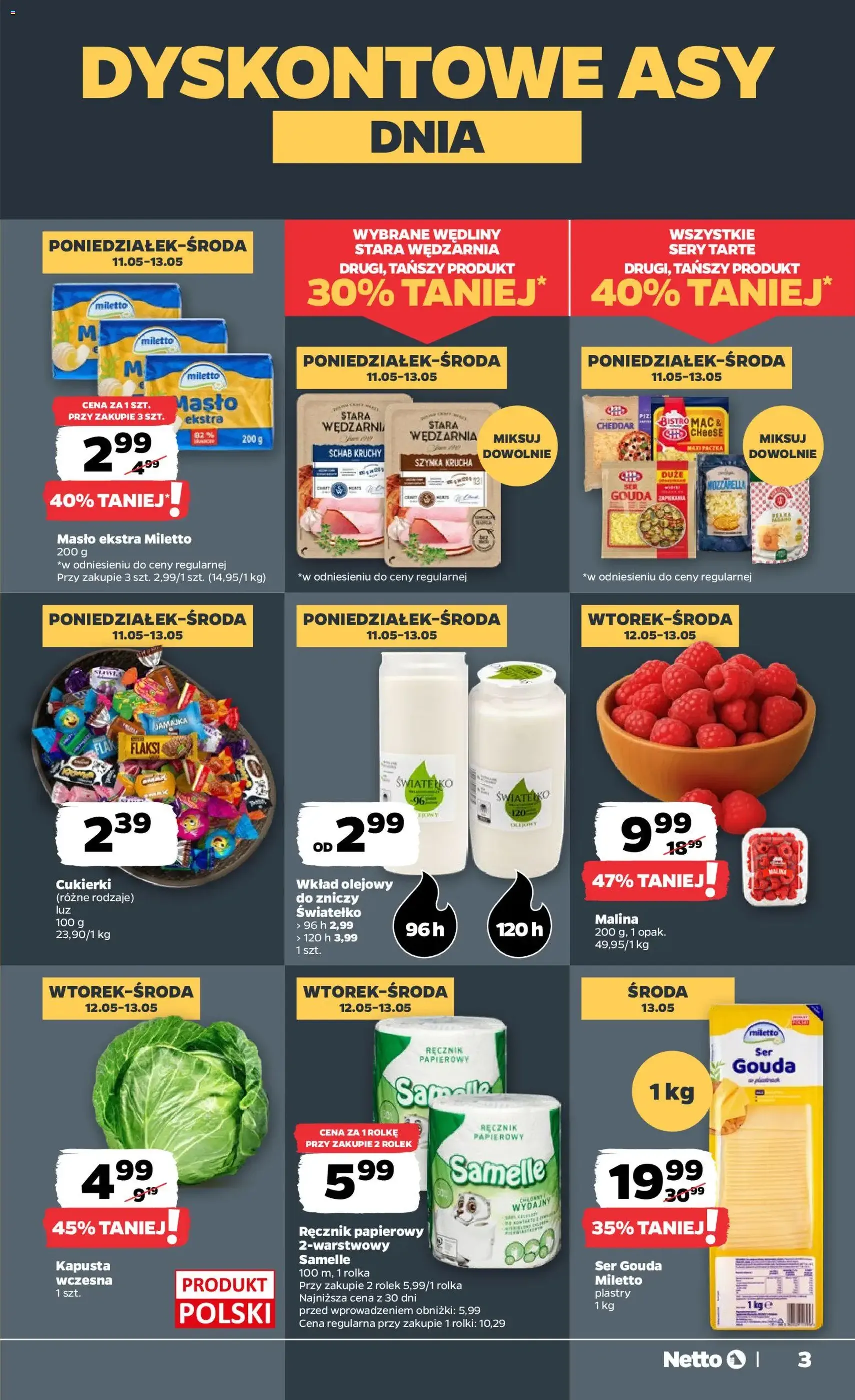 Netto gazetka od poniedziałku spożywcza - ważny gazetka od 11.05.2026 strona 3 z 36