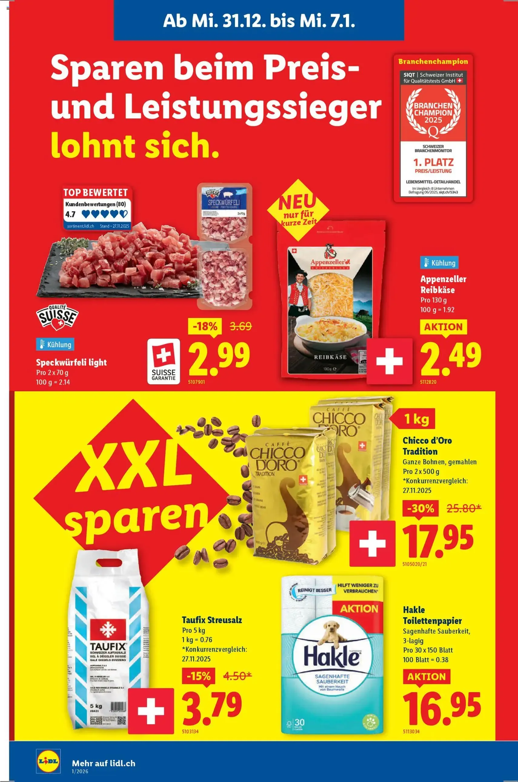 Lidl Aktionen - Gültiger Prospekt ab 31.12.2025, Seite 8 von insgesamt 32