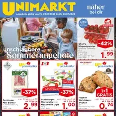 Unimarkt - Broschüre - Prospekt Vorschau gültig ab 23.07.2025