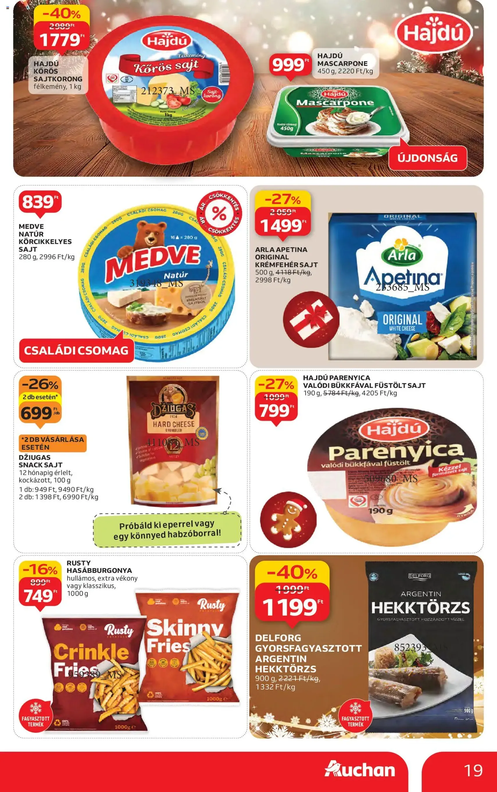 Auchan Akciós újság - 2025.12.11. érvényes szórólap 19 oldal 76 oldalból