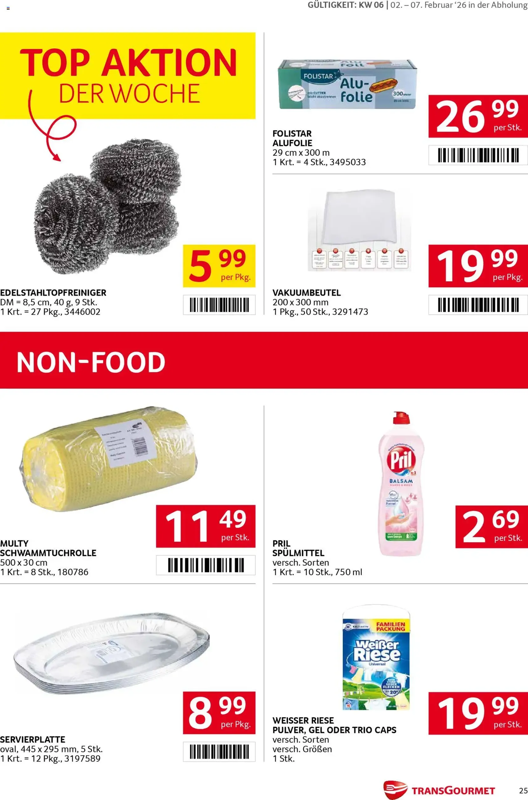 Transgourmet Flugblatt - Gültiger Prospekt ab 02.02.2026, Seite 24 von insgesamt 31