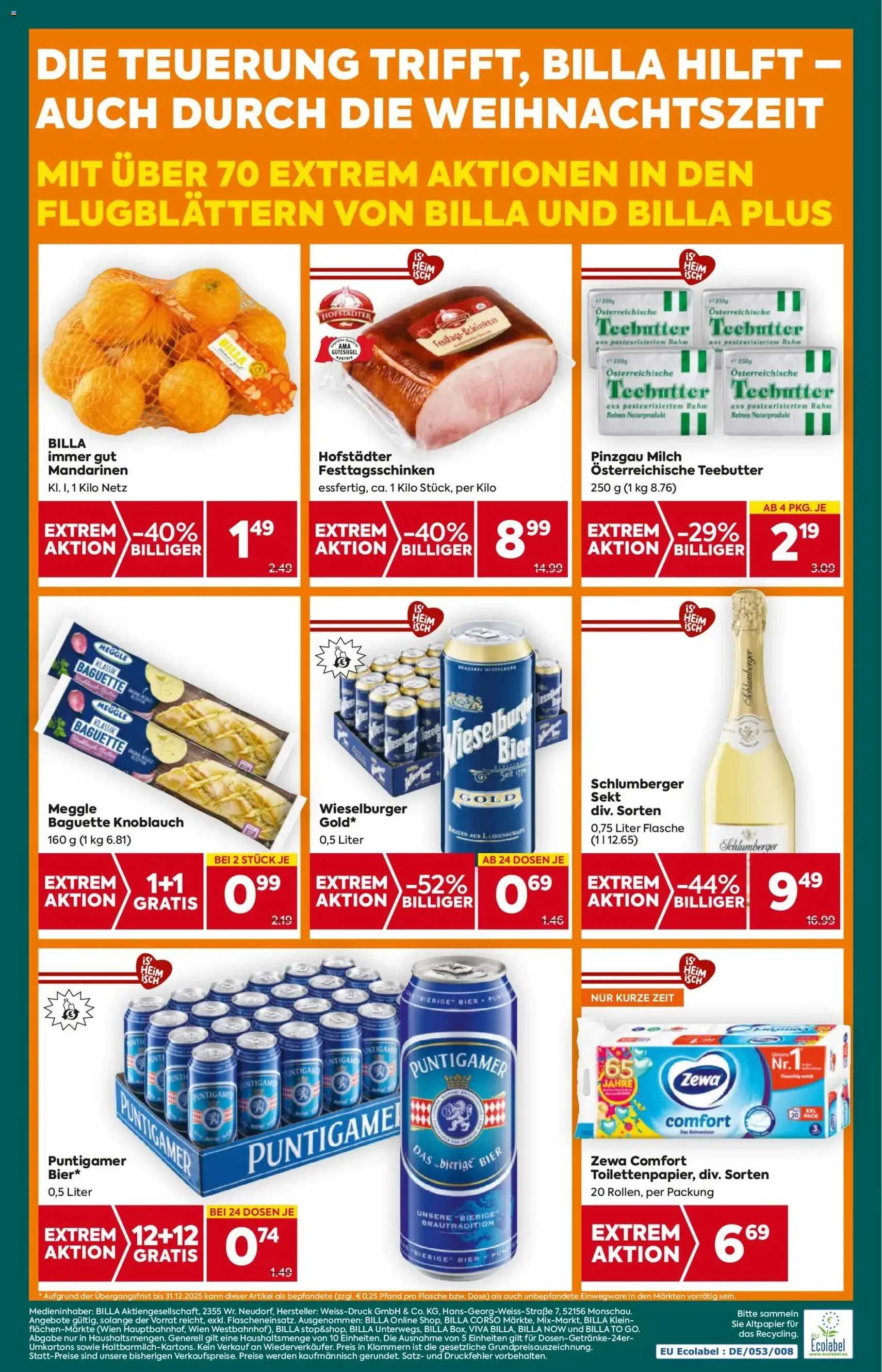 Billa Plus Flugblatt - Gültiger Prospekt ab 27.11.2025, Seite 20 von insgesamt 20
